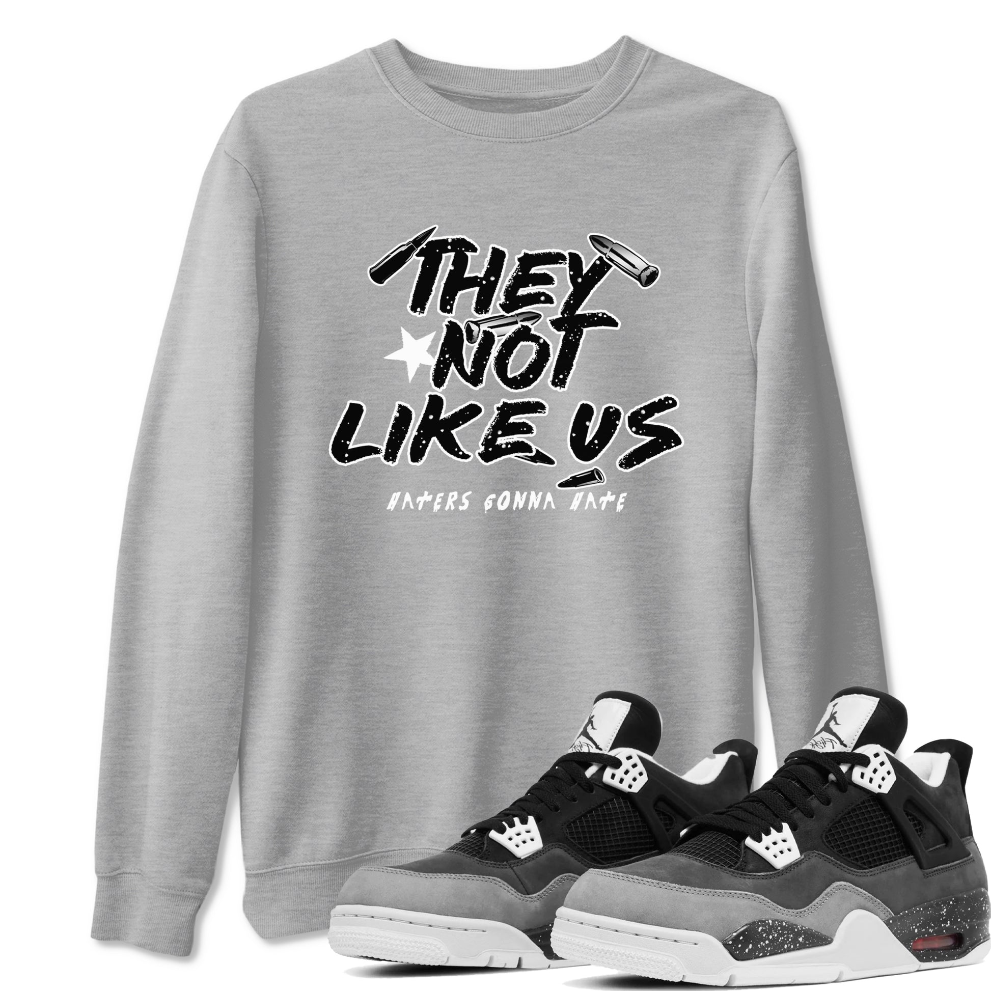 They Not Like Us SNRT Sneaker Tees - Air Jordan 4 Fear - SNRT Sneaker T-shirts