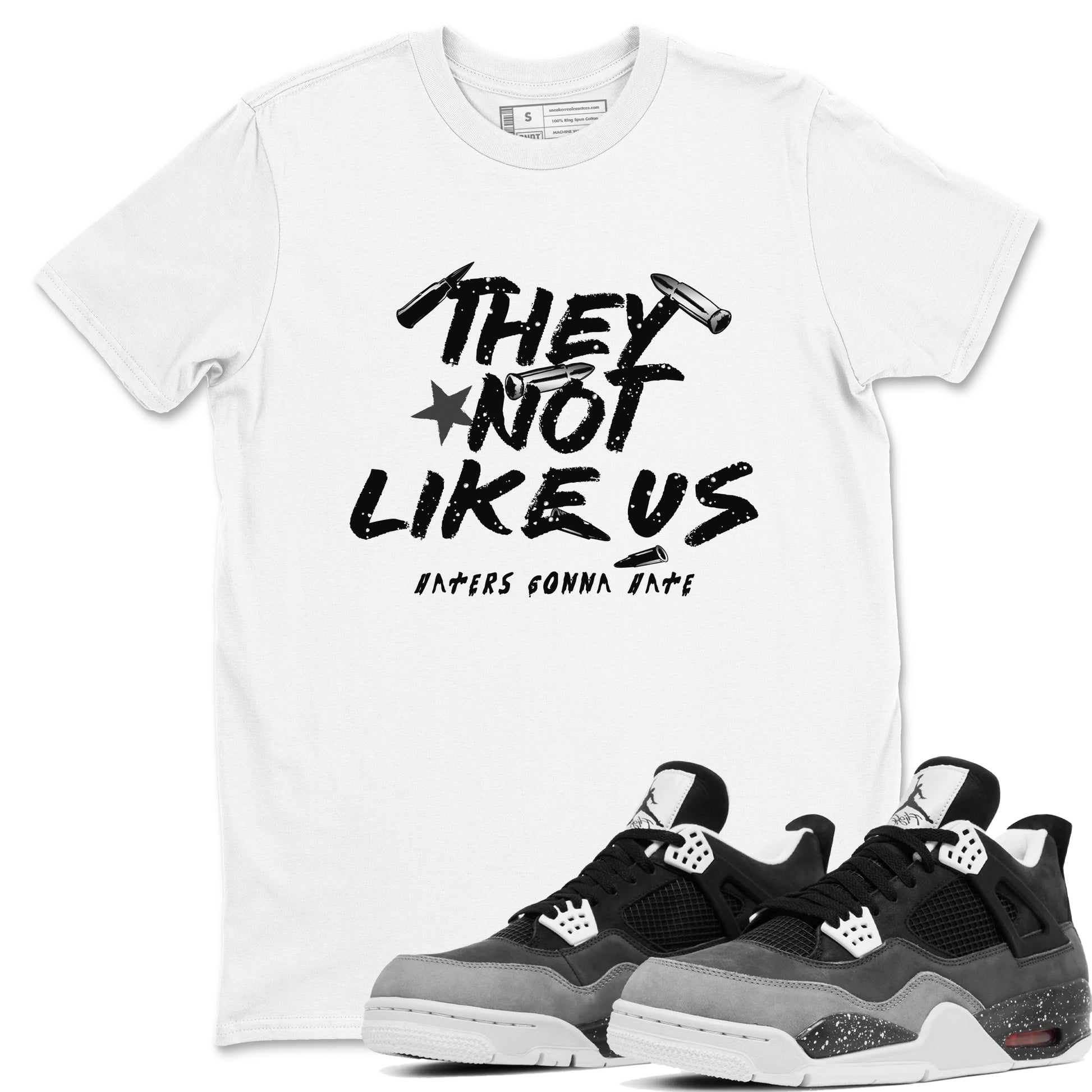 They Not Like Us SNRT Sneaker Tees - Air Jordan 4 Fear - SNRT Sneaker T-shirts
