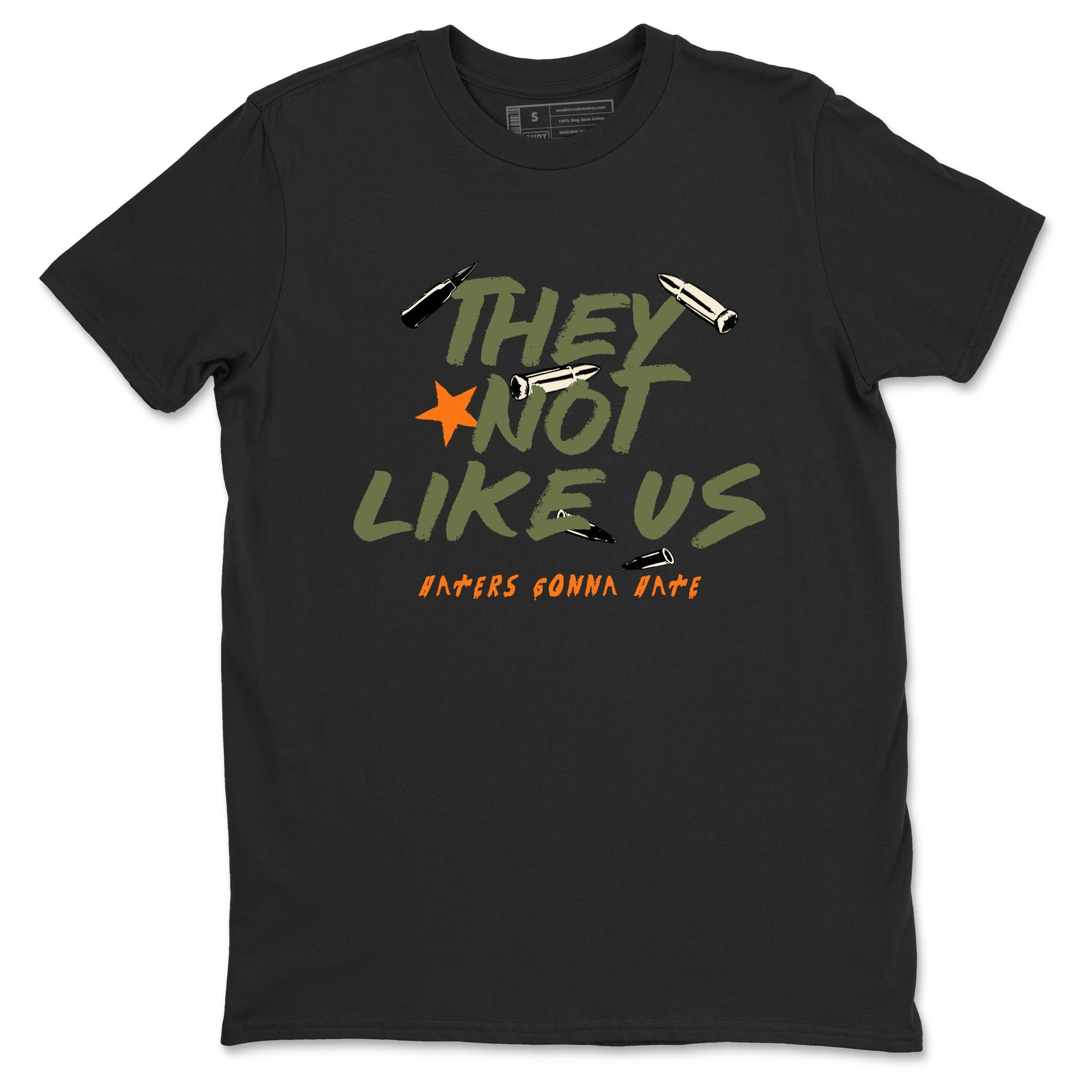 Sneaker match tees – Sneaker Tees To Match Undefeated inspired colorways Air Jordan 4 OG Olive Shoes – They Not Like Us Tee Black 2
