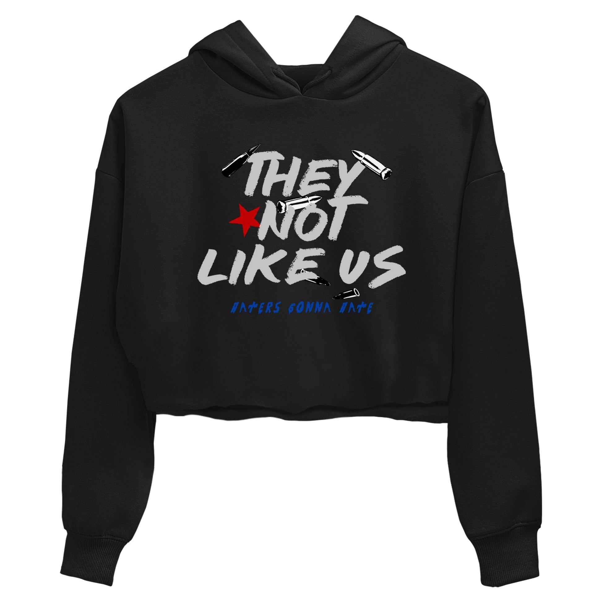 Sneaker match tees – Sneaker Tees To Match Air Jordan 4 Rare Air Shoes – They Not Like Us Crop T-Shirt Black 2