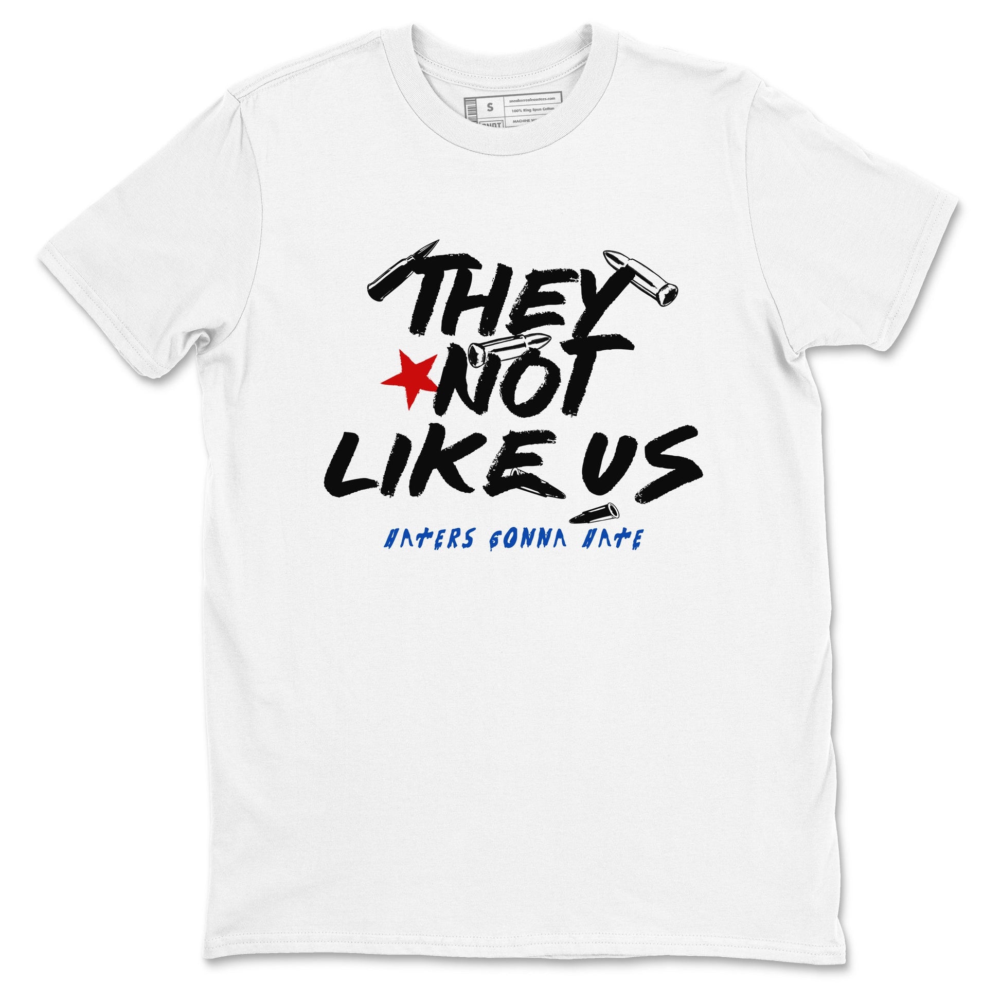 Sneaker match tees – Sneaker Tees To Match Air Jordan 4 Rare Air Shoes – They Not Like Us Tee White 2