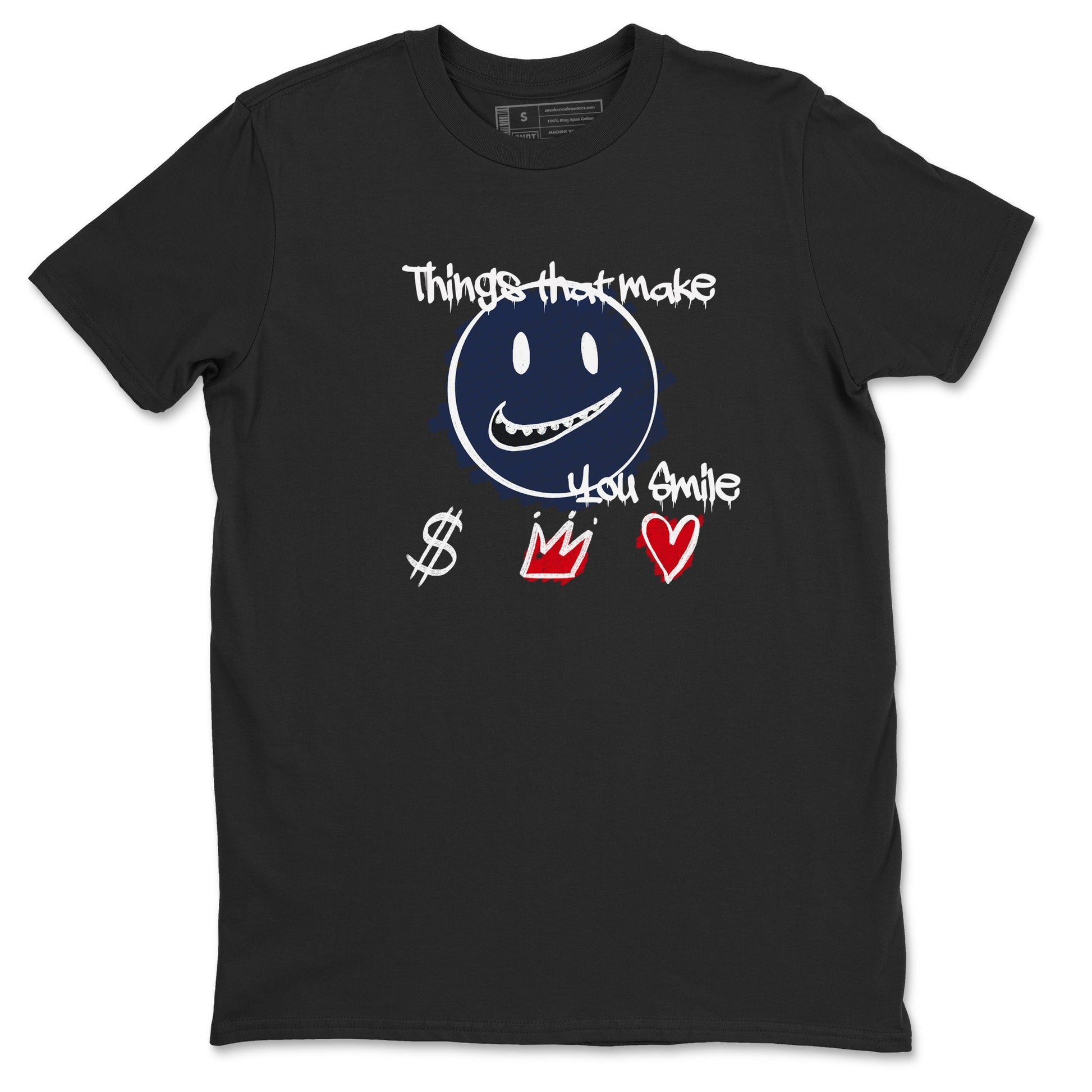 6s Olympic shirts to match jordans Things That Make You Smile sneaker match tees Air Jordan 6 Olympic SNRT Sneaker Tees streetwear brand Black 2 unisex cotton tee