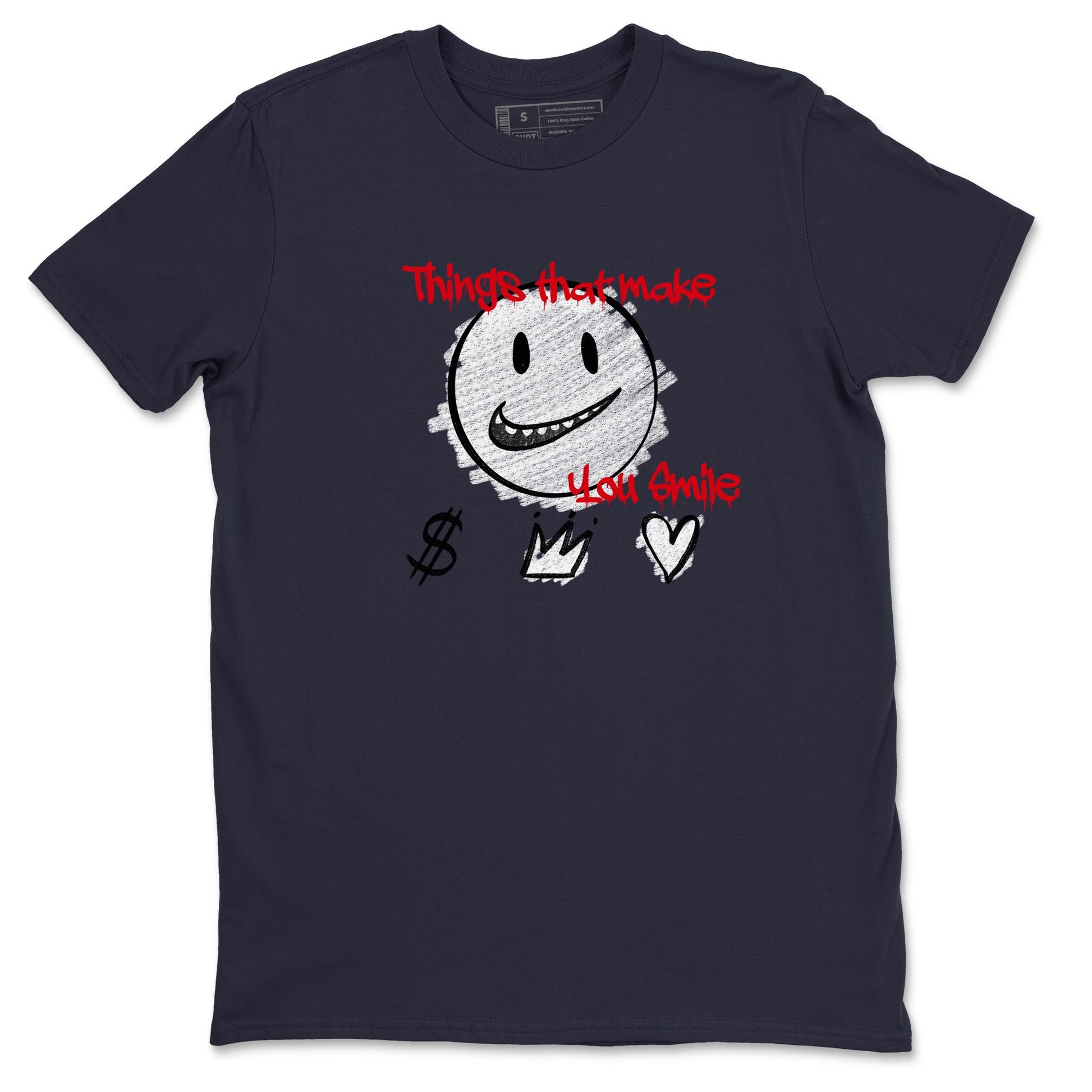 6s Olympic shirts to match jordans Things That Make You Smile sneaker match tees Air Jordan 6 Olympic SNRT Sneaker Tees streetwear brand Navy 2 unisex cotton tee