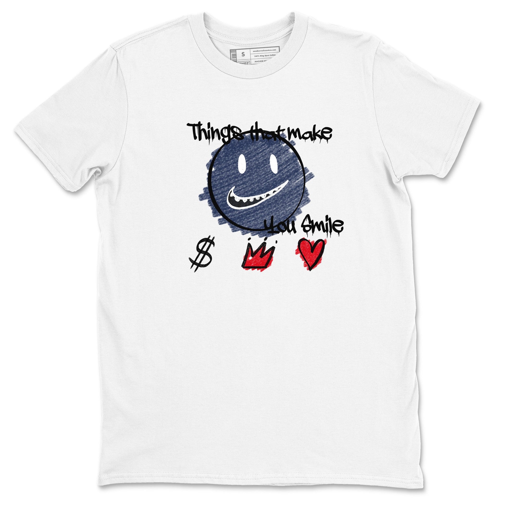 6s Olympic shirts to match jordans Things That Make You Smile sneaker match tees Air Jordan 6 Olympic SNRT Sneaker Tees streetwear brand White 2 unisex cotton tee