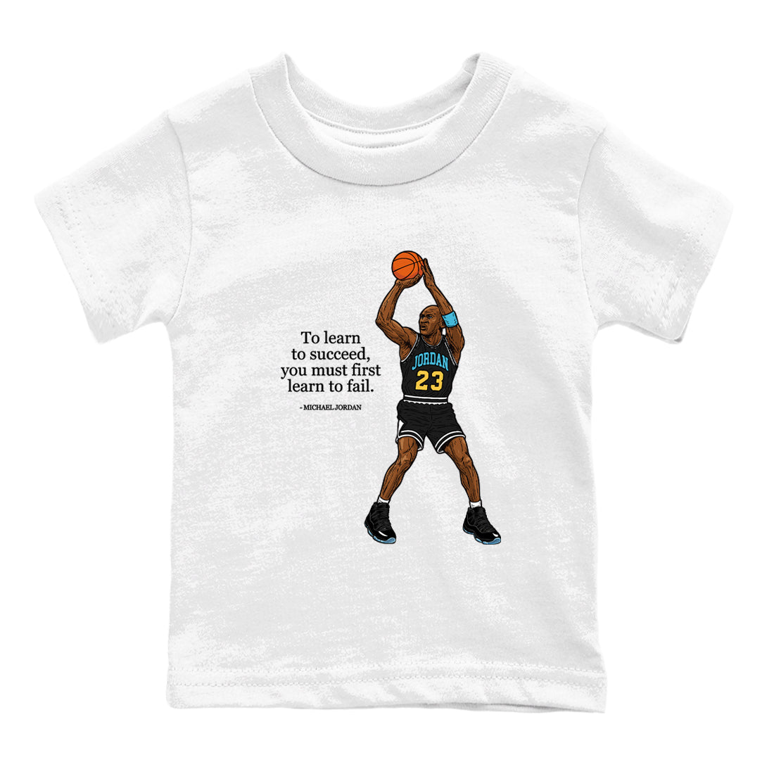 Sneaker Threads – Sneaker Tees To Match Air Jordan 11 Retro Gamma – To Learn To Succeed You Must First Learn To Fail Youth Graphic Tee White 2. Perfect for Jordan releases 2025 colorways.