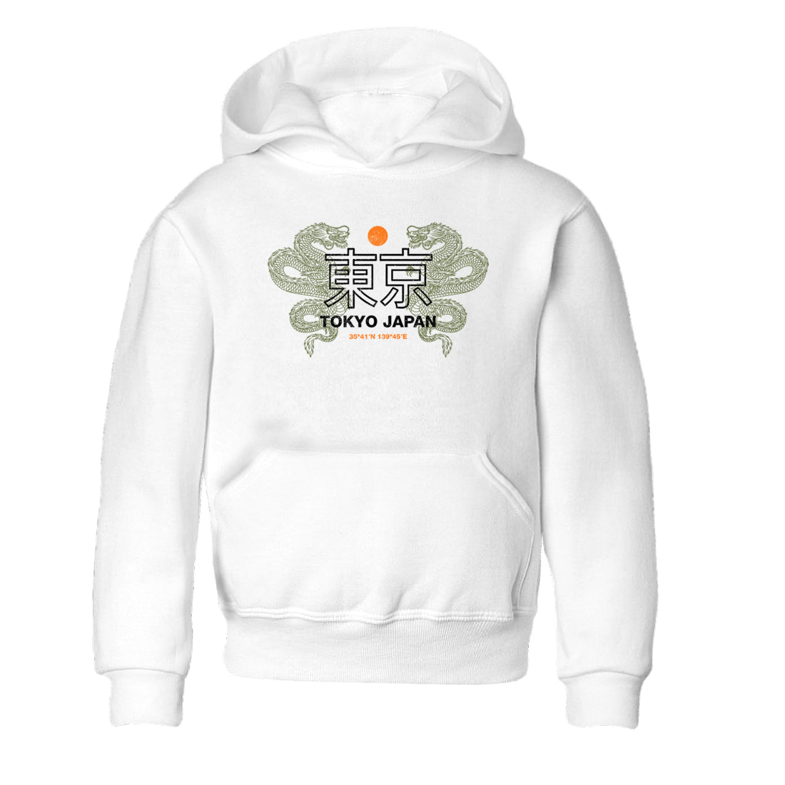 Sneaker match tees – Sneaker Tees To Match Undefeated inspired colorways Air Jordan 4 OG Olive Shoes – Tokyo Dragons Kids T-Shirt White 2