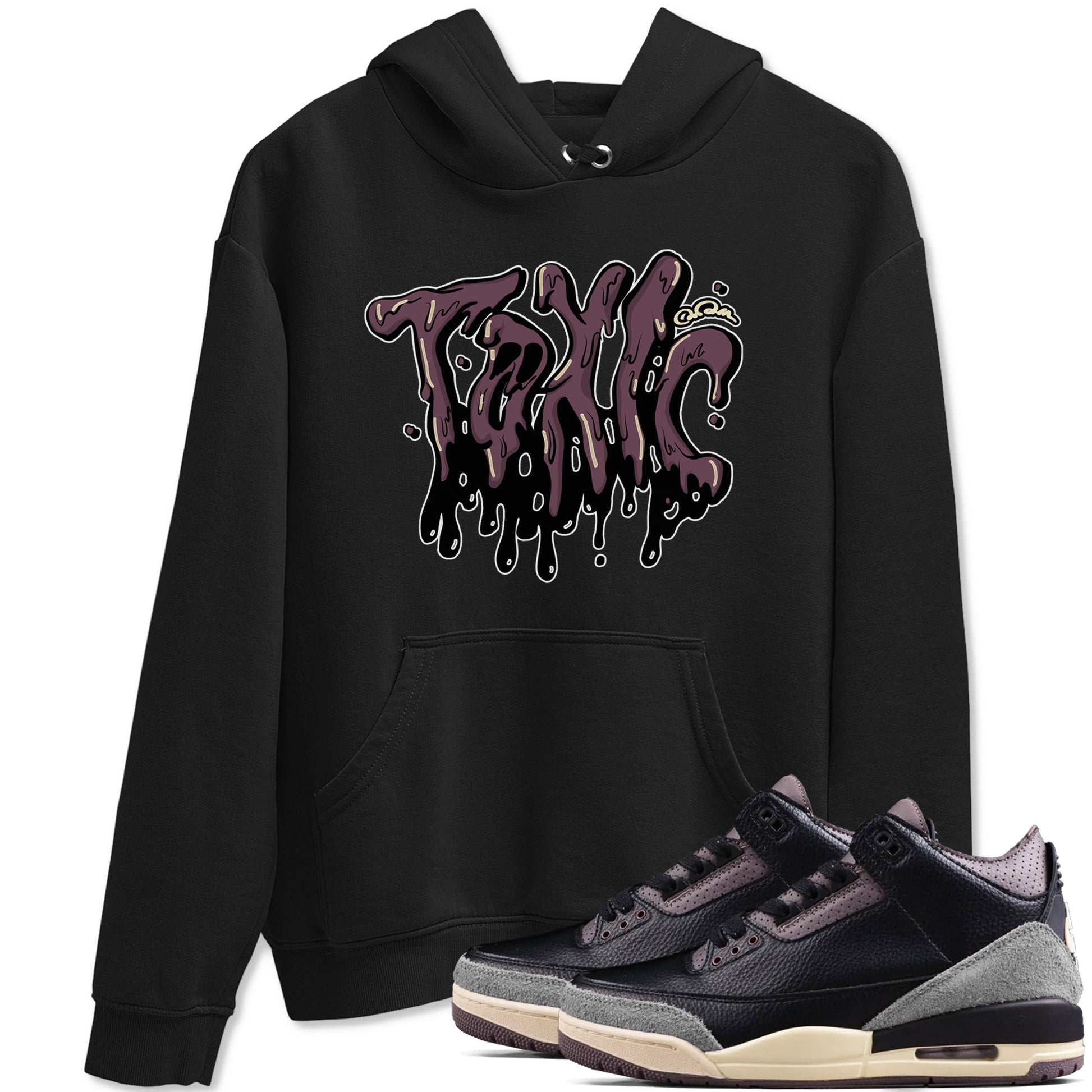 3s A Ma Maniere x Black shirts to match jordans Toxic sneaker match tees A Ma Maniere x Air Jordan 3 _hile You Were Sleeping_neaker Release Tees unisex cotton Black 1 crew neck shirts