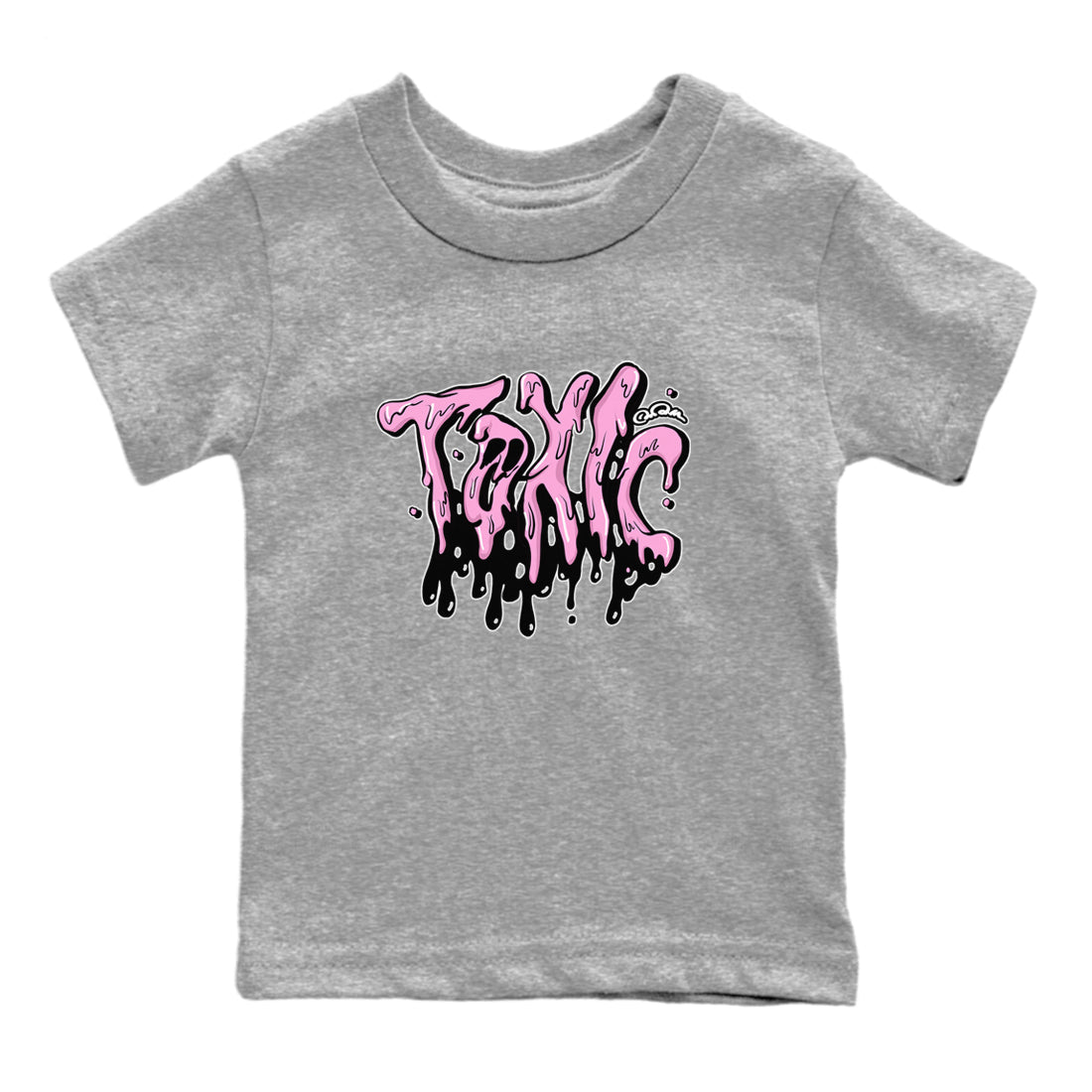 4s Orchid t-shirts to match sneakers Toxic sneaker match tees Air Jordan 4 Orchid match shoes to clothes SNRT Sneaker Tees Youth Baby Heather Grey 2 tee