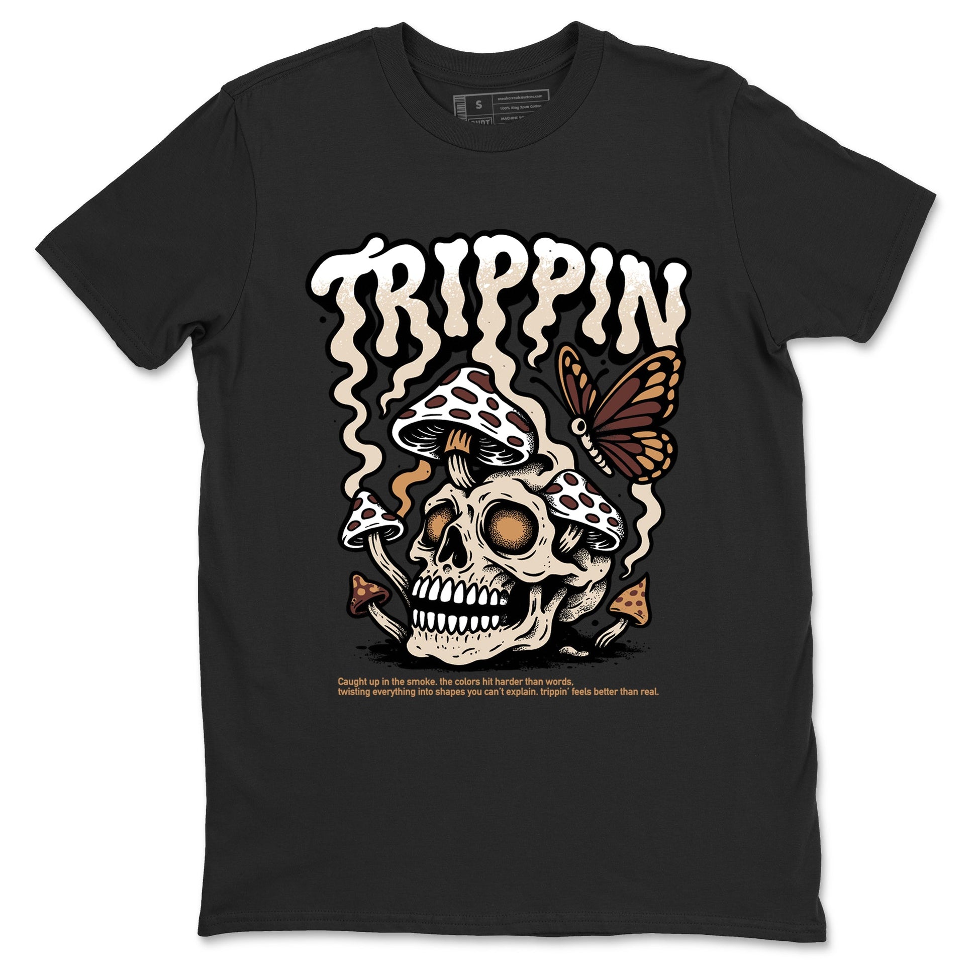 Sneaker match tees – Sneaker Tees To Match Air Jordan 3 Champagne and Oysters Shoes – Trippin Tee Black 2