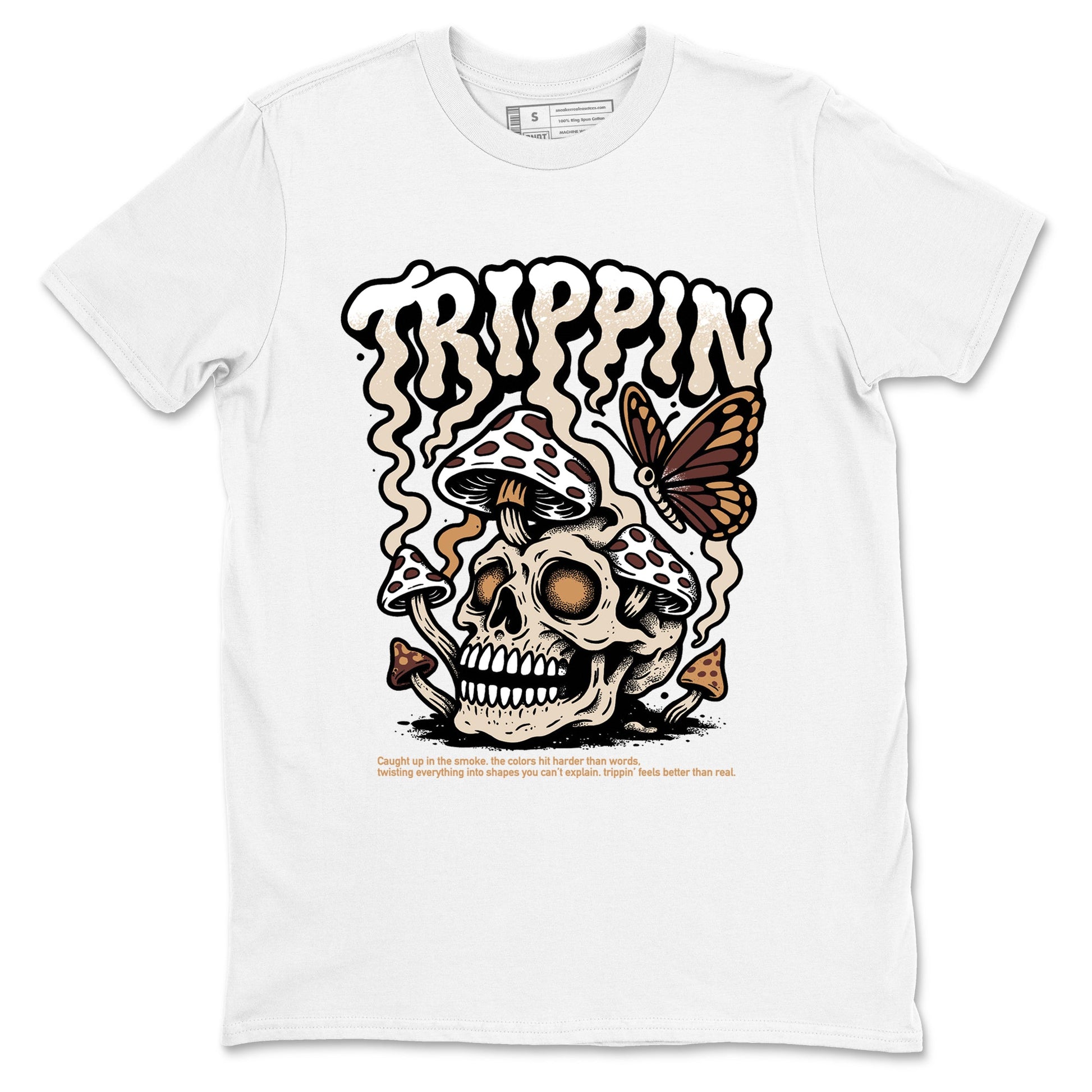 Sneaker match tees – Sneaker Tees To Match Air Jordan 3 Champagne and Oysters Shoes – Trippin Tee White 2
