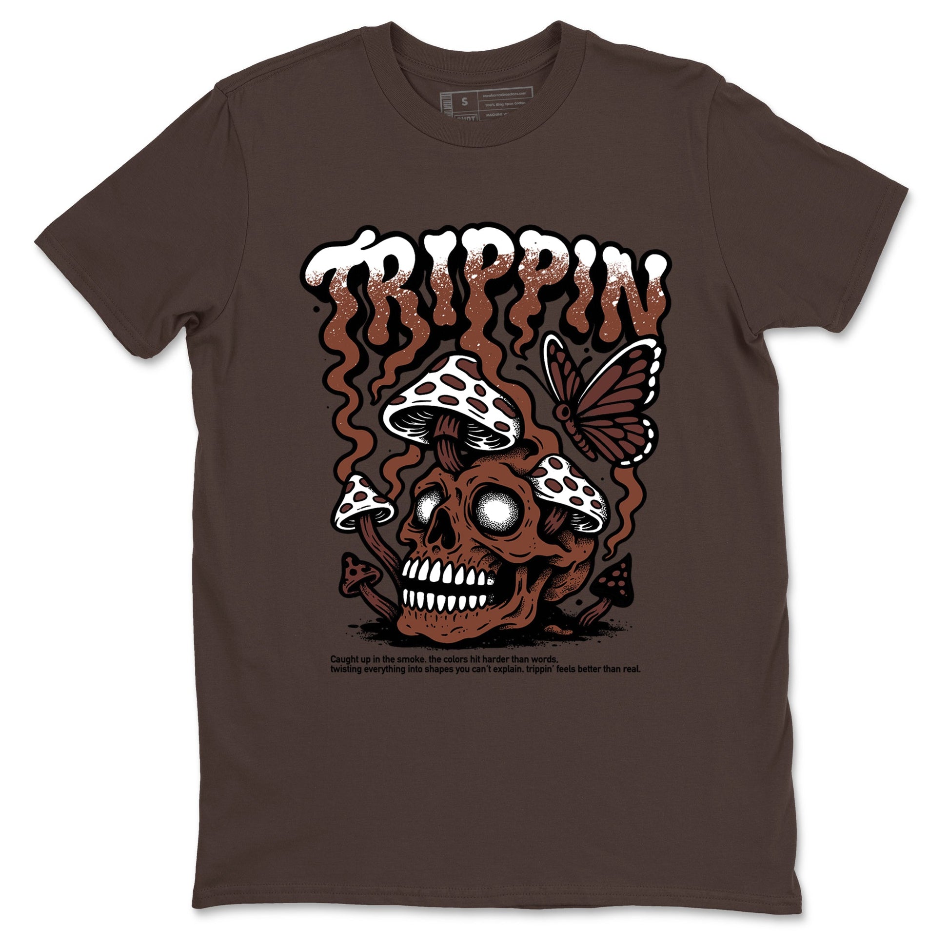 Sneaker match tees – Sneaker Tees To Match Dunk Low Football Shoes – Trippin Tee Dark Chocolate 2