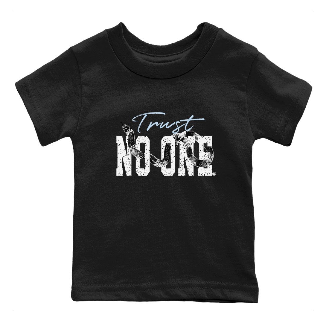 AJ6 White Black shirts to match jordans Trust No One sneaker match tees Air Jordan 6 White Black SNRT Sneaker Tees streetwear brand Baby and Youth Black 2 cotton tee