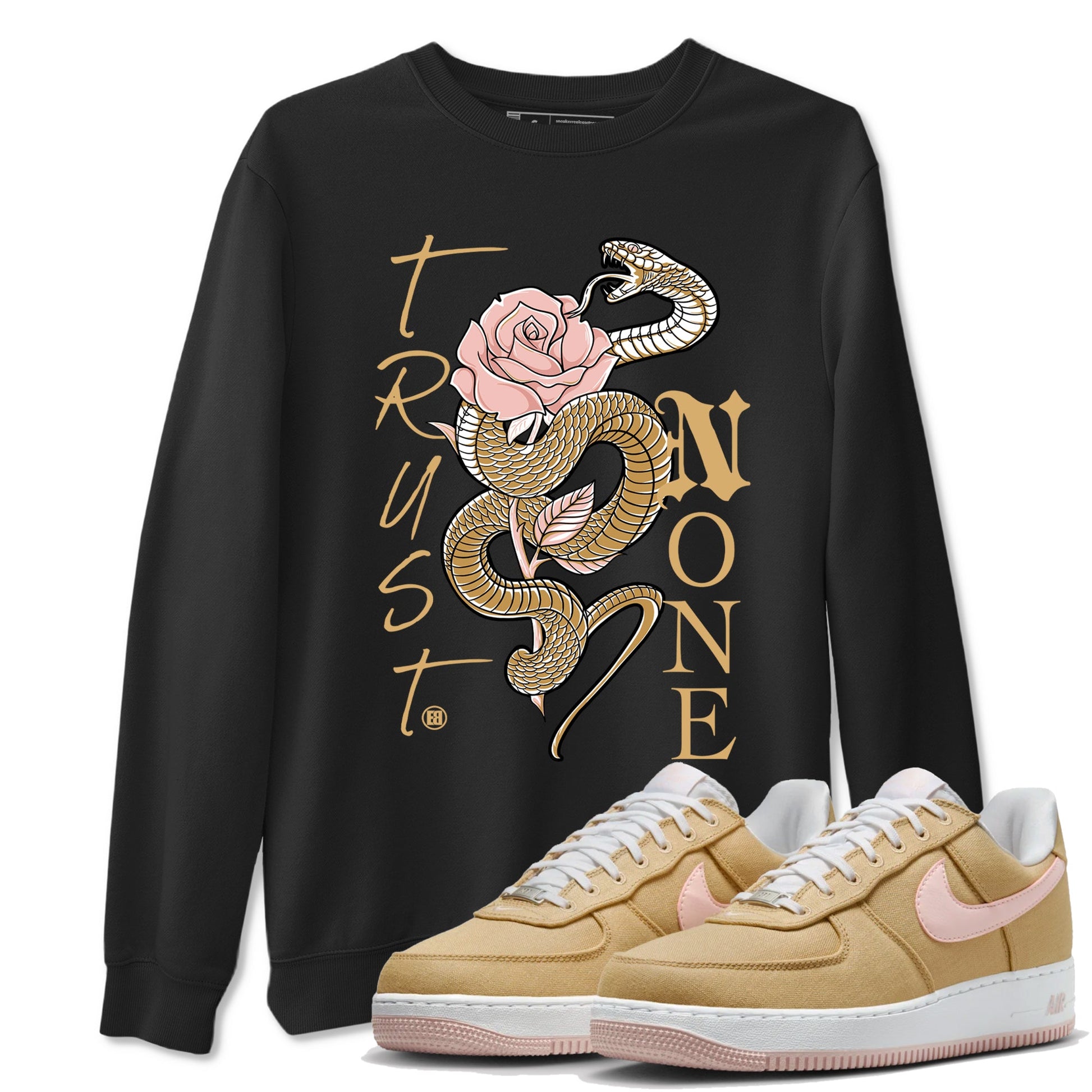 Air Force 1 Low Linen shirts to match jordans Trust None sneaker match tees Air Force 1 Linen Graphic Shirts To Match AF1 SNRT Sneaker Tees unisex cotton Black 1 shirts
