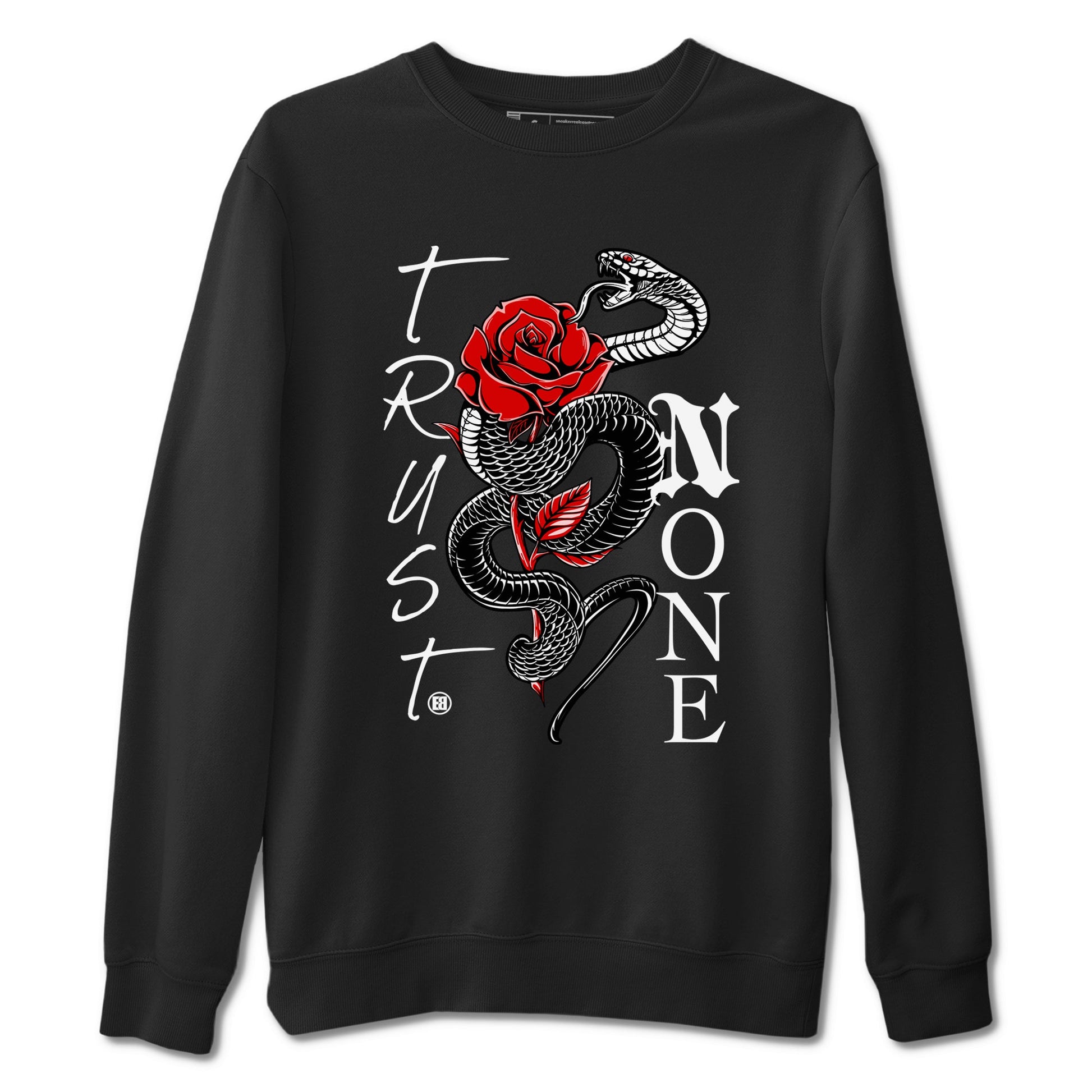 11s Bred Velvet shirts to match jordans Trust None sneaker match tees Air Jordan 11 Bred Velvet SNRT Sneaker Tees streetwear brand Black 2 unisex cotton tee