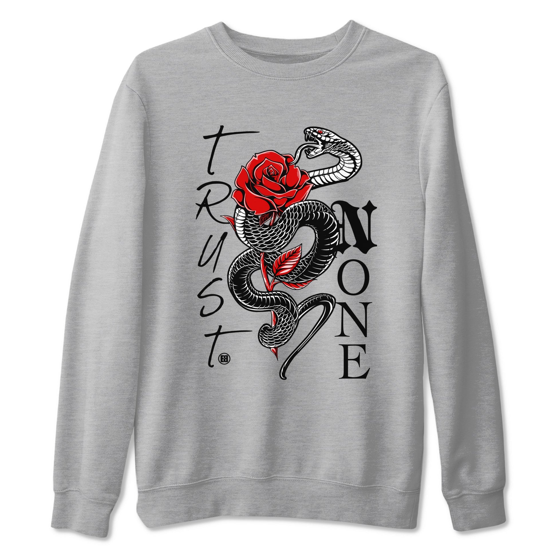 11s Bred Velvet shirts to match jordans Trust None sneaker match tees Air Jordan 11 Bred Velvet SNRT Sneaker Tees streetwear brand Heather Grey 2 unisex cotton tee