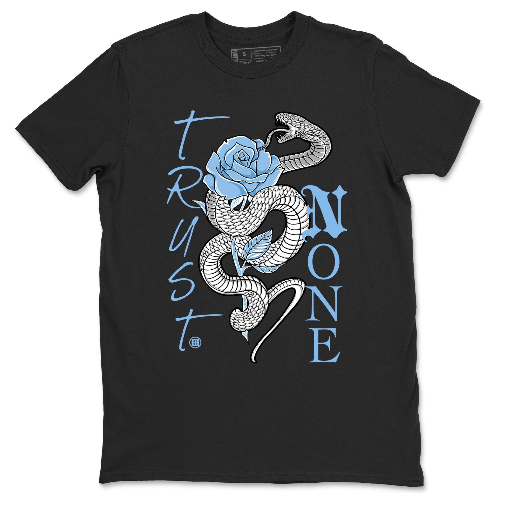 AJ11 Retro Legend Blue shirts to match jordans Trust None best t shirts to wear with jordans 11s Legend Blue match shoes to clothes SNRT Sneaker Tees unisex cotton Black 2 shirts