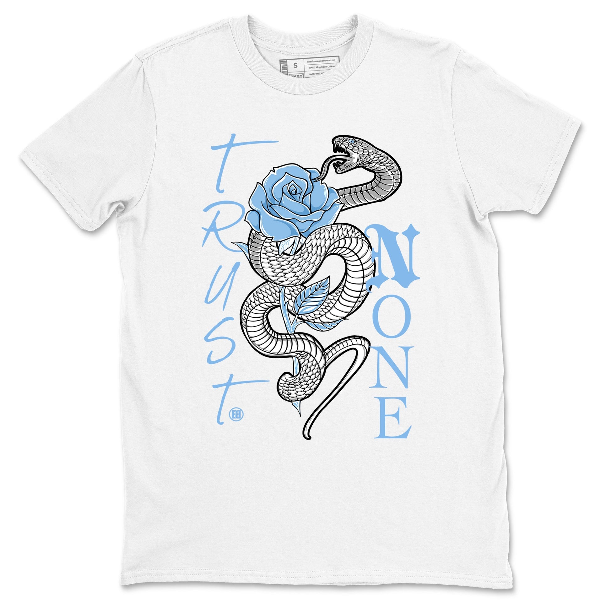 AJ11 Retro Legend Blue shirts to match jordans Trust None best t shirts to wear with jordans 11s Legend Blue match shoes to clothes SNRT Sneaker Tees unisex cotton White 2 shirts