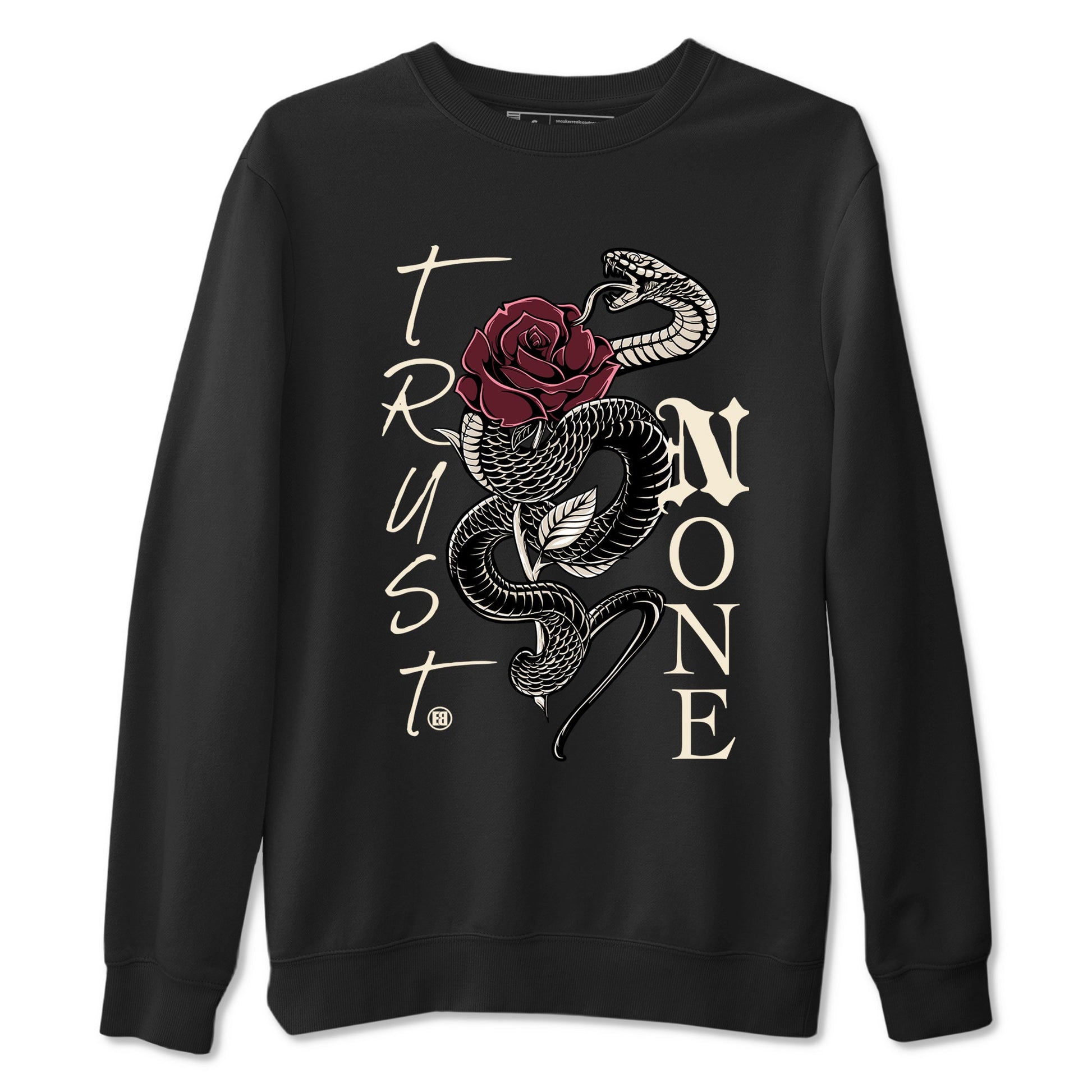 4s A Ma Maniere x Fossil Stone shirts to match jordans Trust None sneaker match tees Air Jordan 4 A Ma Maniere x Fossil Stone match shoes to clothes SNRT Sneaker Tees unisex cotton Black 2 shirts