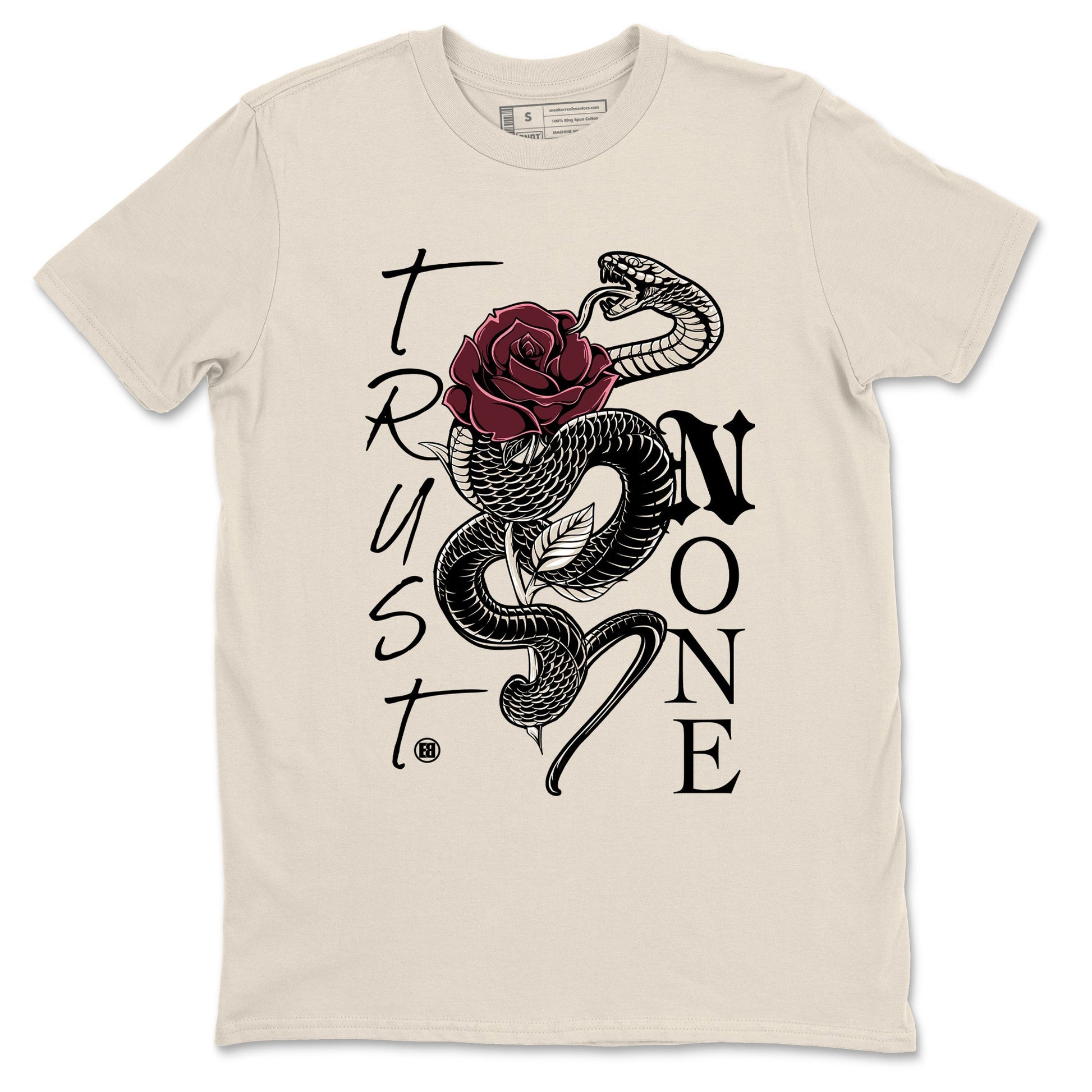4s A Ma Maniere x Fossil Stone shirts to match jordans Trust None sneaker match tees Air Jordan 4 A Ma Maniere x Fossil Stone match shoes to clothes SNRT Sneaker Tees unisex cotton Natural 2 shirts