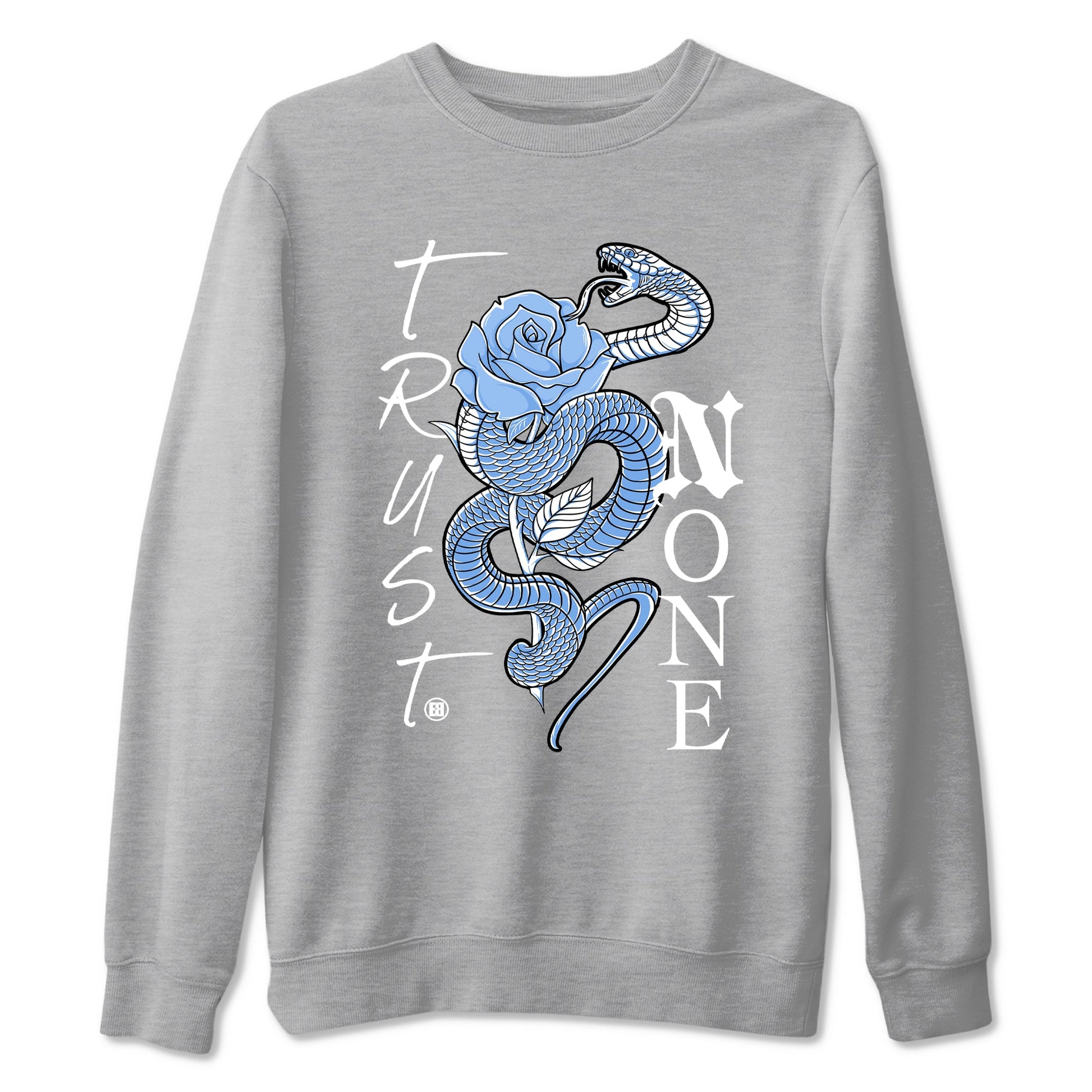 4s Forget Me Not shirts to match jordans Trust None graphic tees Air Jordan 4 Forget Me Not match shoes to clothes SNRT Sneaker Tees unisex cotton Heather Grey 2 shirts