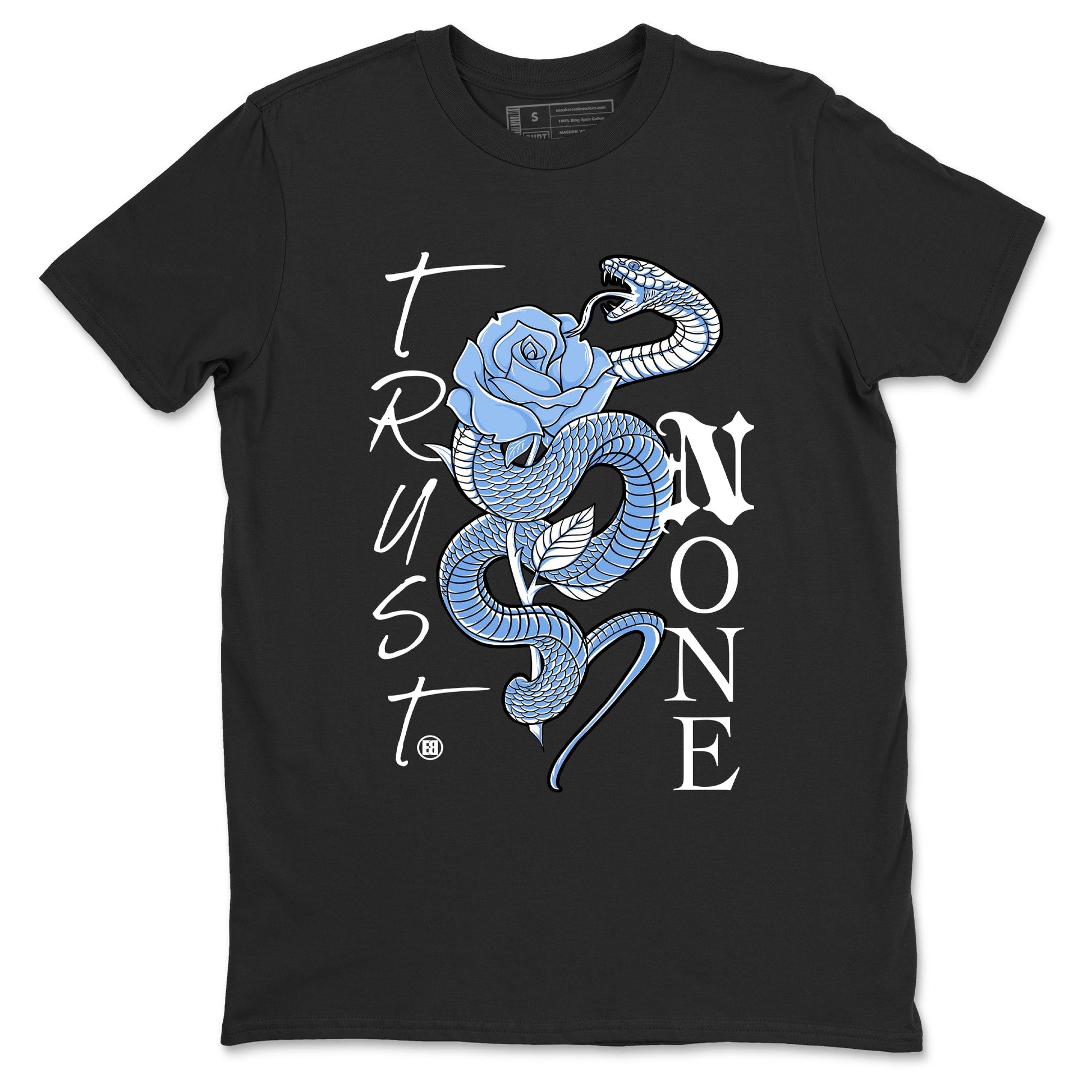4s Forget Me Not shirts to match jordans Trust None graphic tees Air Jordan 4 Forget Me Not match shoes to clothes SNRT Sneaker Tees unisex cotton Black 2 shirts