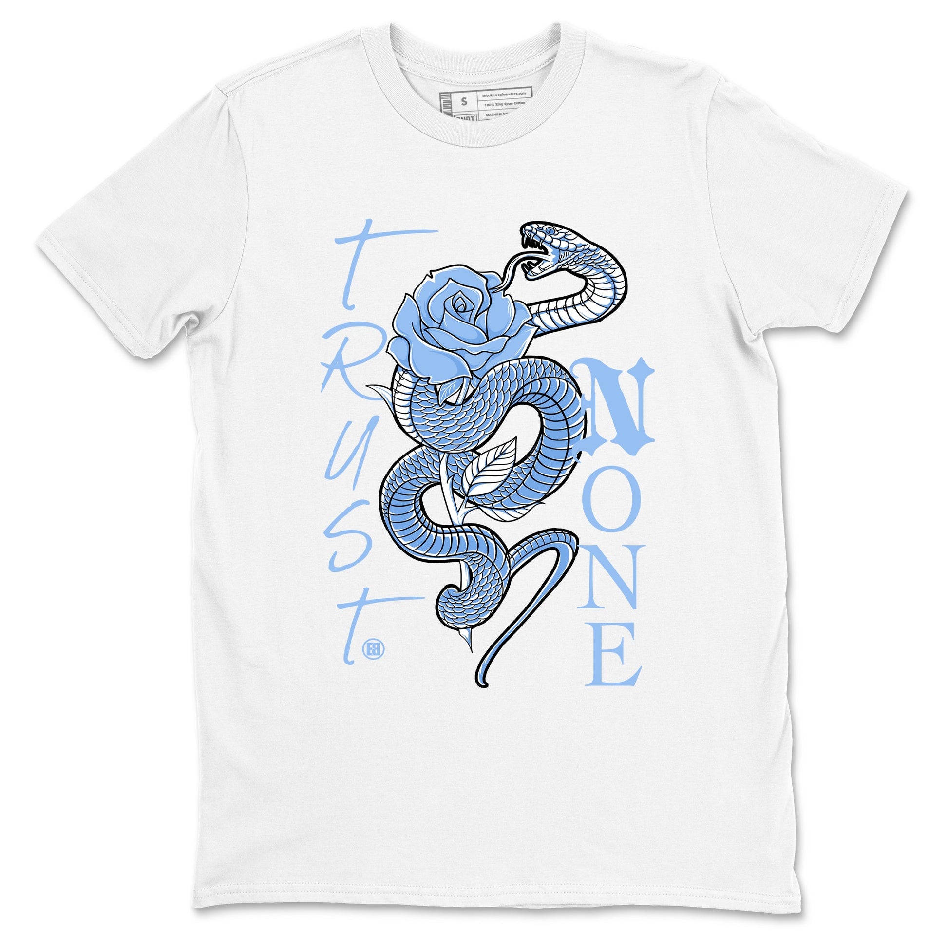 4s Forget Me Not shirts to match jordans Trust None graphic tees Air Jordan 4 Forget Me Not match shoes to clothes SNRT Sneaker Tees unisex cotton White 2 shirts