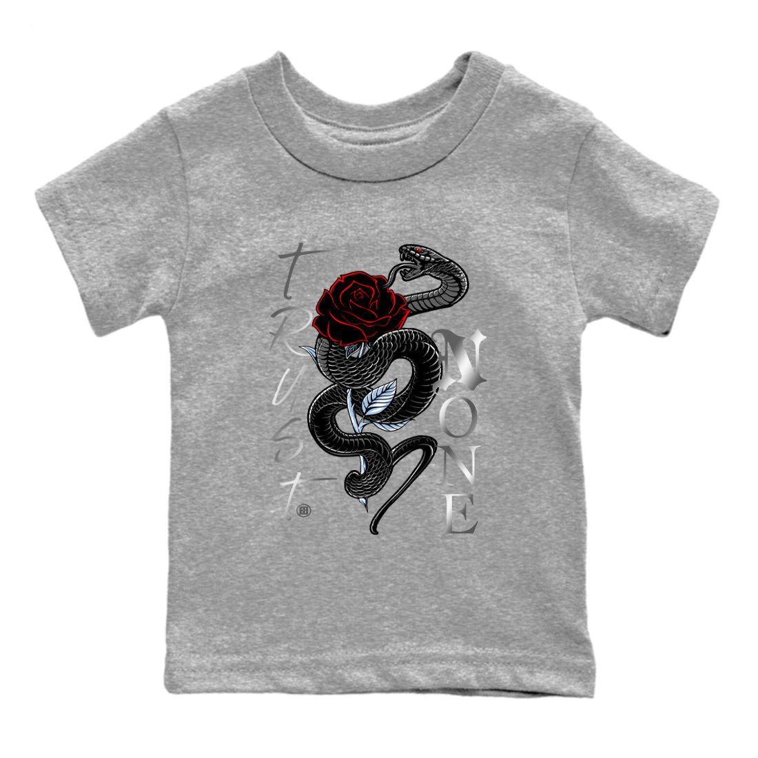 5s Reimagined shirts to match jordans Trust None best t shirts to wear with jordans Air Jordan 5 Retro OG Reimagined match shoes to clothes SNRT Sneaker Tees Youth Baby Heather Grey 2 tee