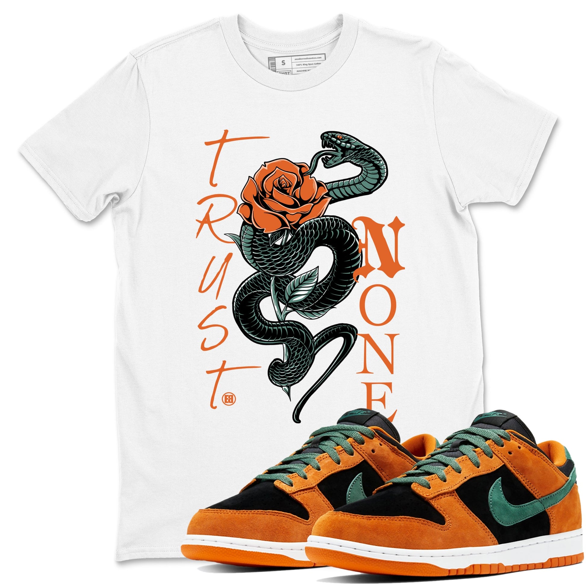 Dunk Low Ceramic shirts to match jordans Trust None sneaker match tees Dunk Ceramic match shoes to clothes SNRT Sneaker Tees unisex cotton White 1 shirts