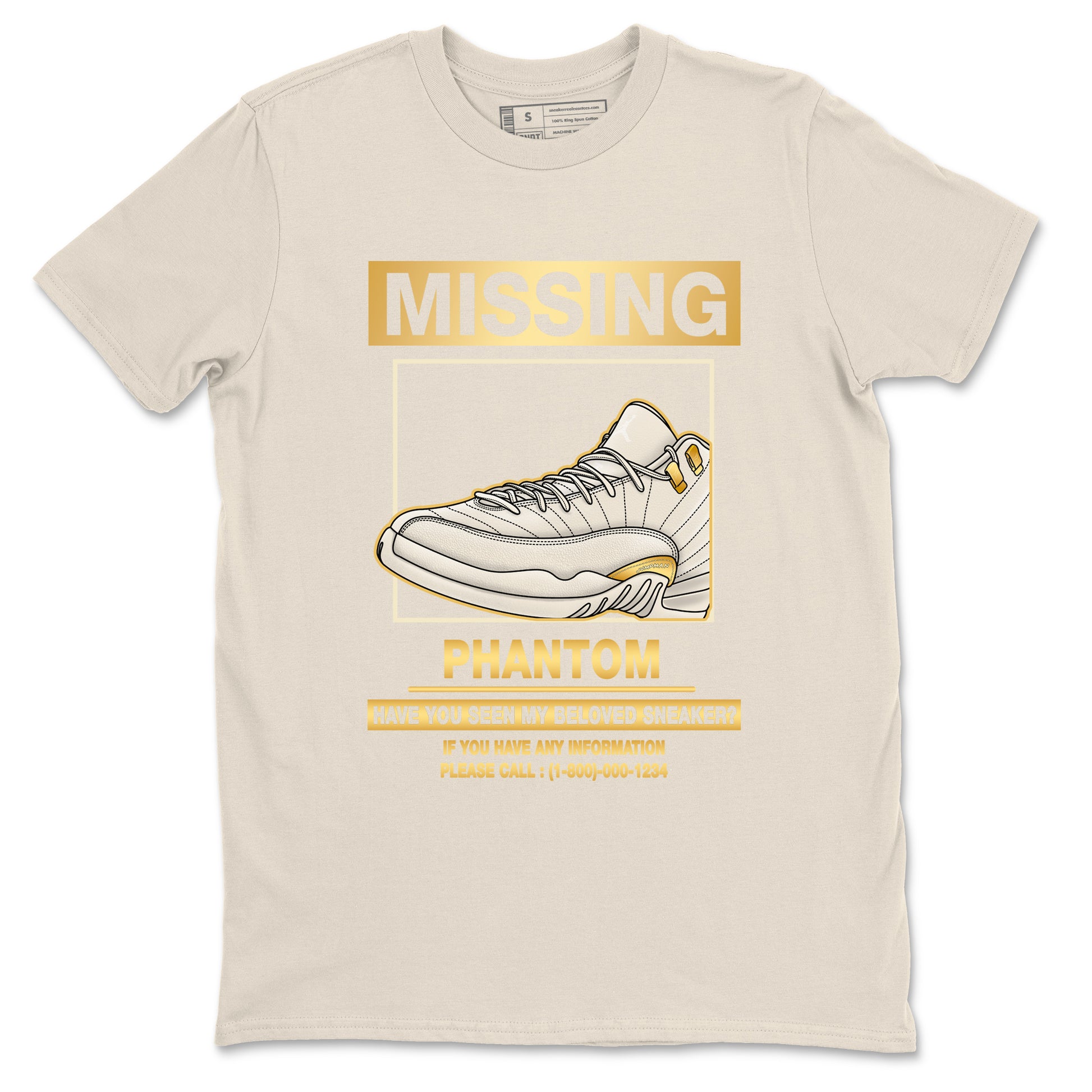 Missing Sneaker SNRT Sneaker Tees - Air Jordan 12 Phantom - SNRT Sneaker T-shirts