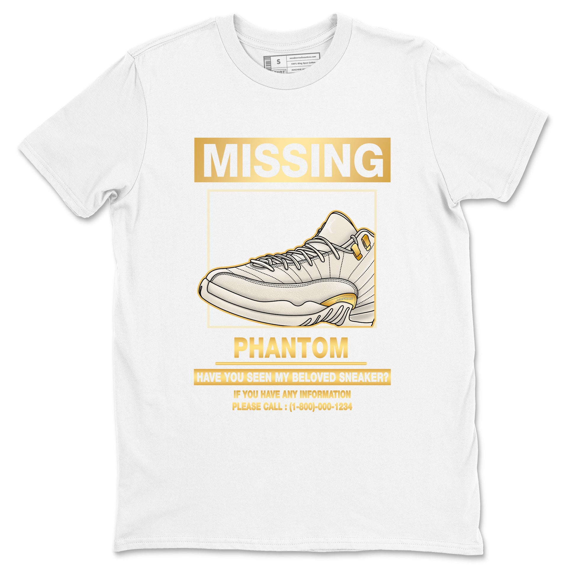 Missing Sneaker SNRT Sneaker Tees - Air Jordan 12 Phantom - SNRT Sneaker T-shirts