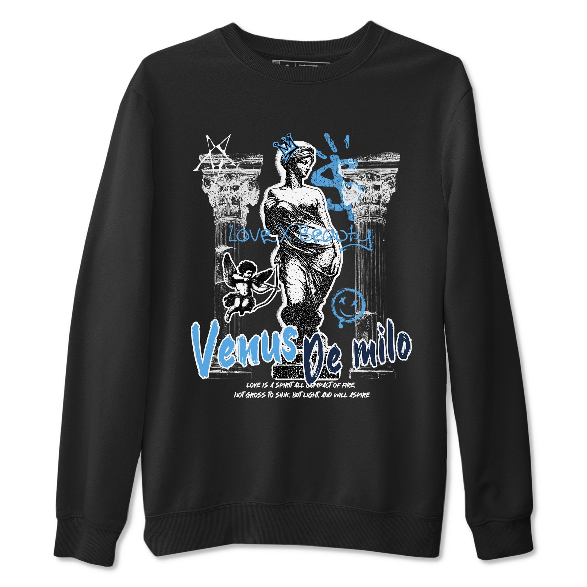 1s Obsidian shirts to match jordans Venus De Milo shirts to match Jordans AJ1 Retro Low OG Obsidian match shoes to clothes SNRT Sneaker Tees unisex cotton Black 2 shirts