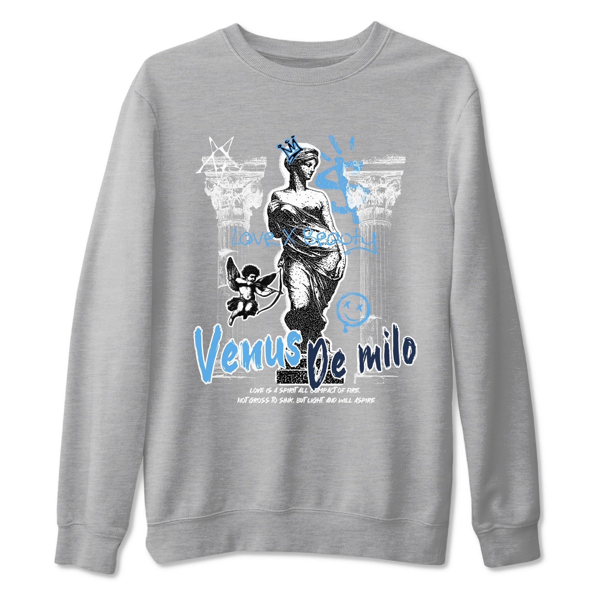 1s Obsidian shirts to match jordans Venus De Milo shirts to match Jordans AJ1 Retro Low OG Obsidian match shoes to clothes SNRT Sneaker Tees unisex cotton Heather Grey 2 shirts