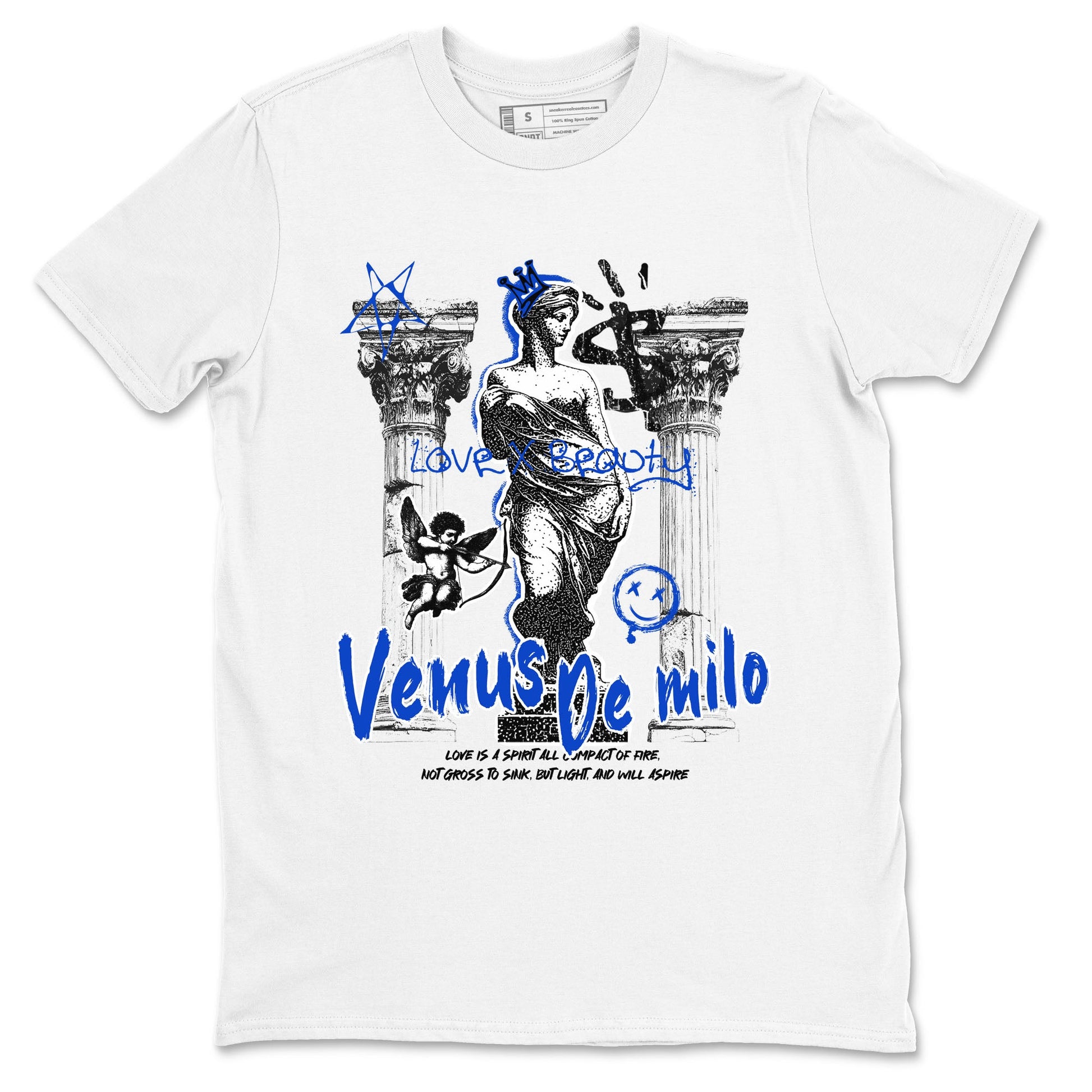 12s Blueberry shirts to match jordans Venus De Milo best t shirts to wear with jordans Air Jordan 12 Retro Blueberry match shoes to clothes SNRT Sneaker Tees unisex cotton White 2 shirts