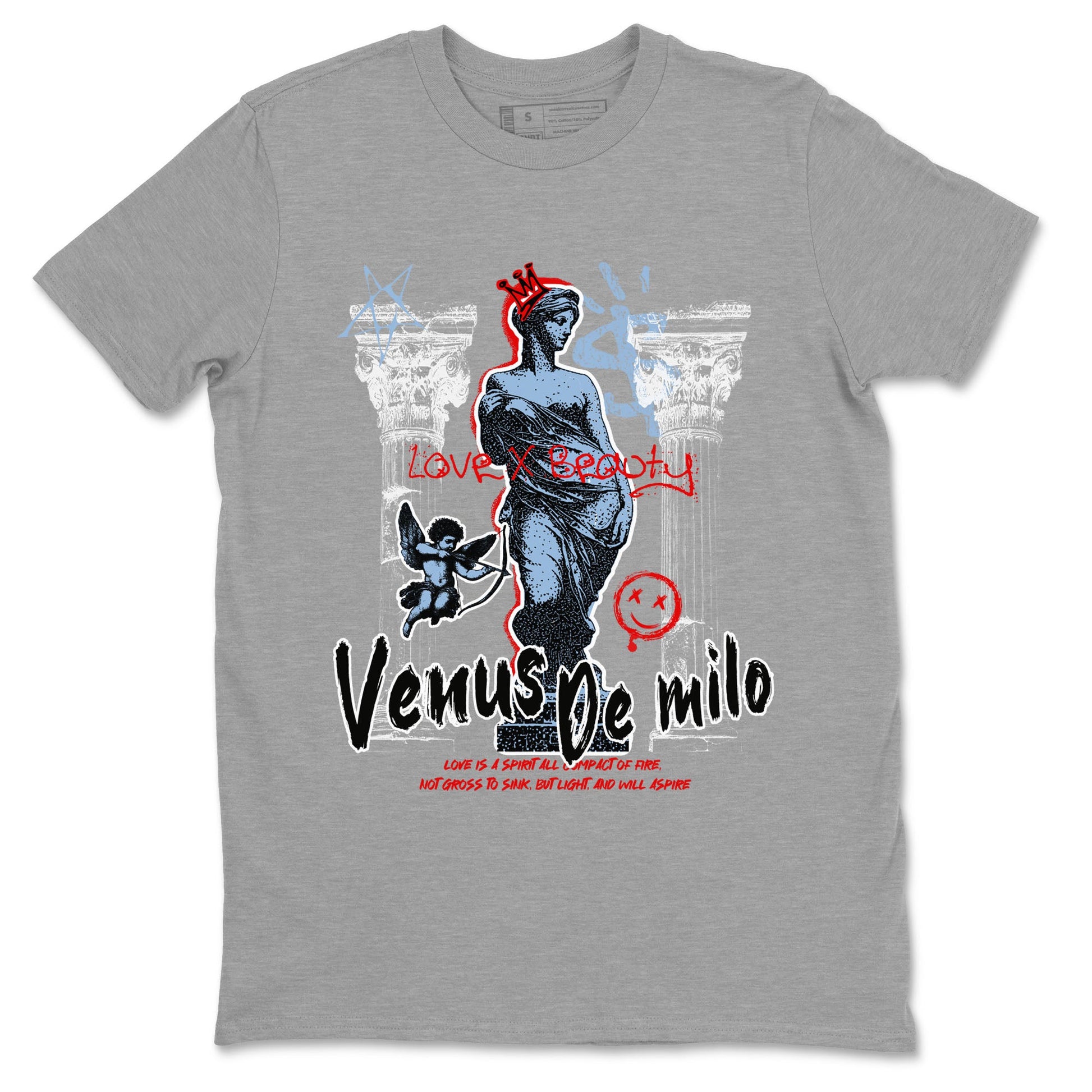 5s Black Metallic Reimagined shirts to match jordans Venus De Milo best t shirts to wear with jordans AJ5 Retro OG Reimagined match shoes to clothes SNRT Sneaker Tees unisex cotton Heather Grey 2 shirts
