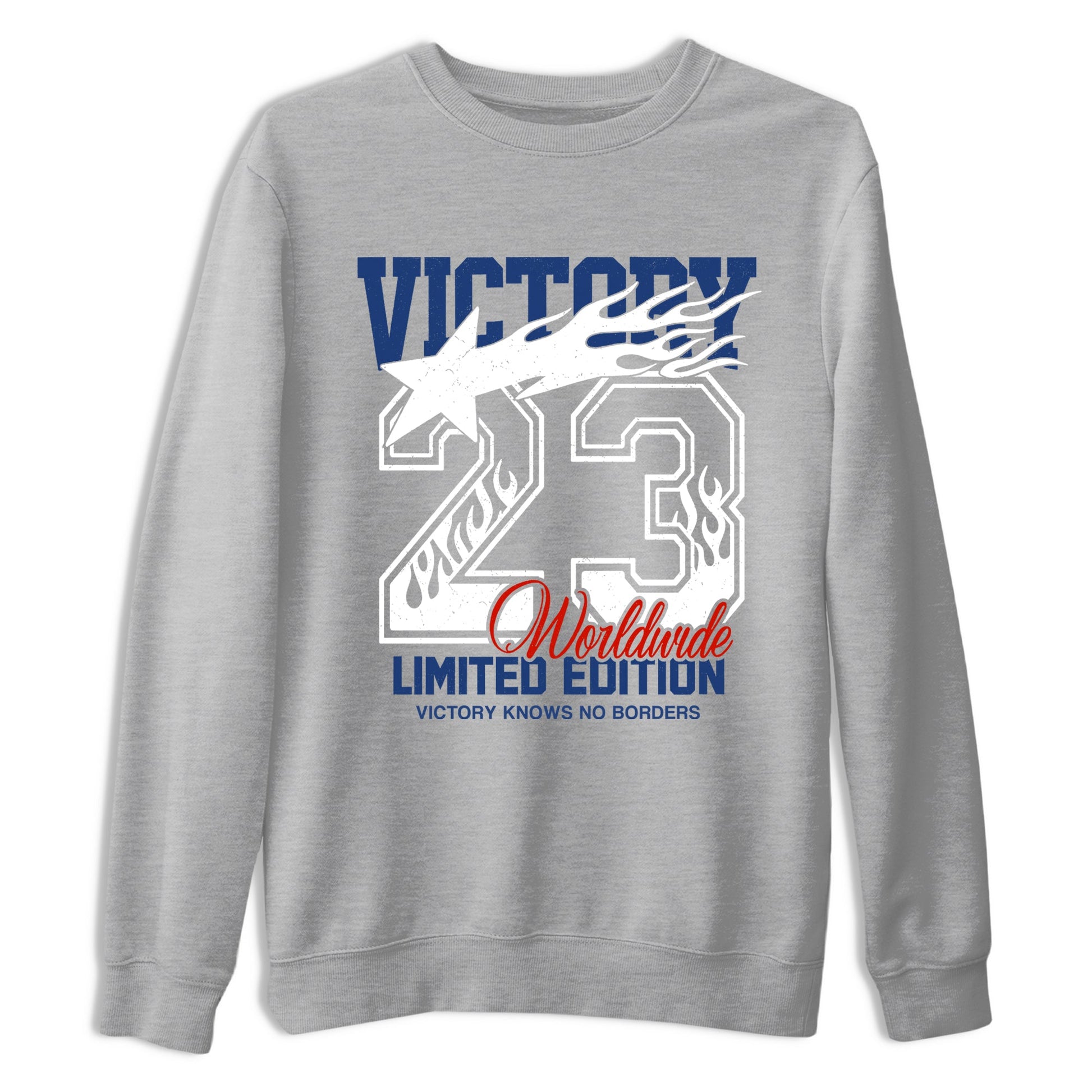 Sneaker match tees – Sneaker Tees To Match Air Jordan 11 Rare Air Shoes – Victory Knows No Borders Tee Heather Grey 2