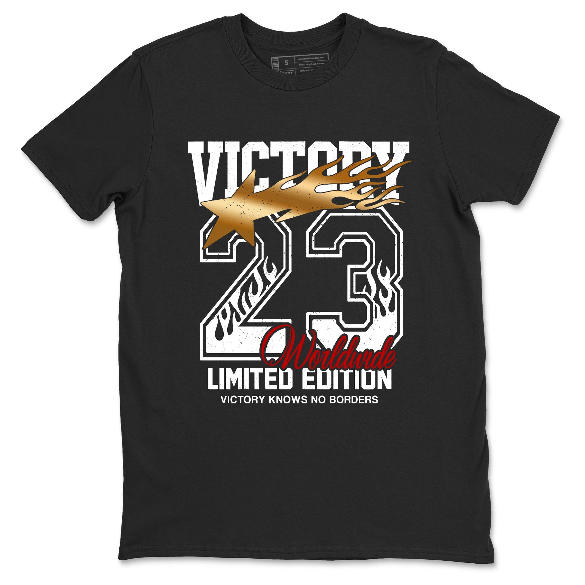 Sneaker match tees – Sneaker Tees To Match Air Jordan 12 Taxi Shoes – Victory Knows No Borders Tee Black 2