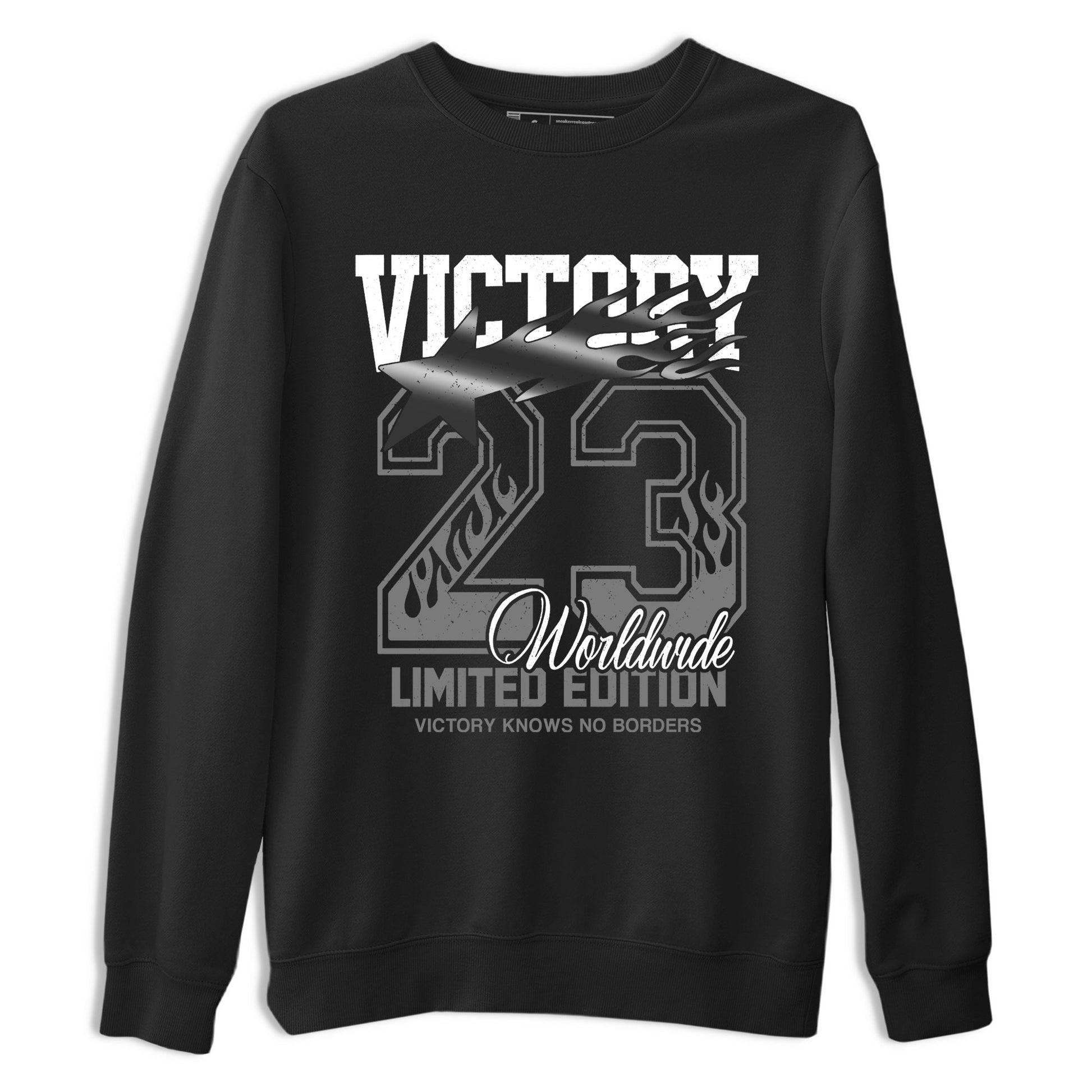 Sneaker match tees – Sneaker Tees To Match Air Jordan 4 Black Cat Shoes – Victory Knows No Borders Tee Black 2