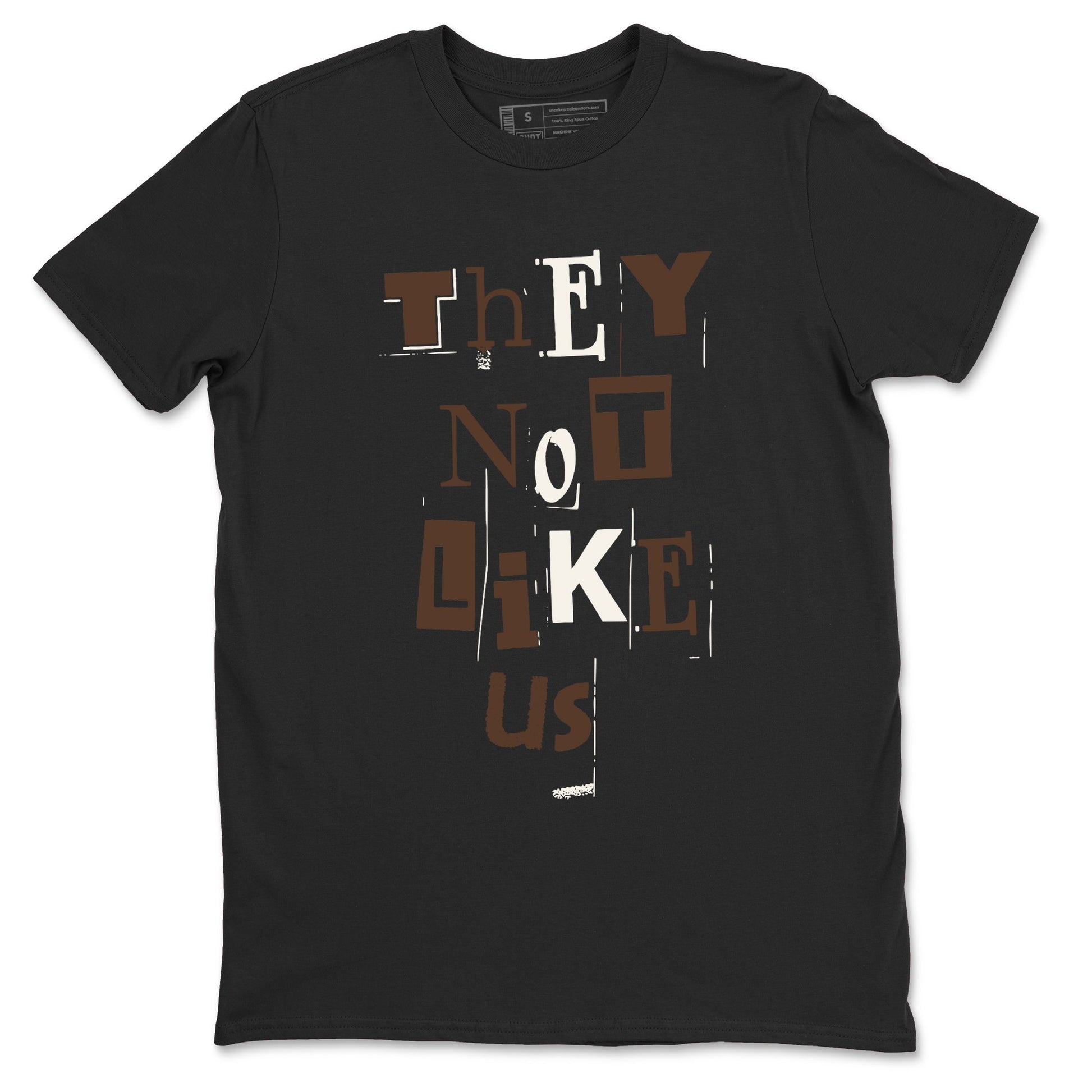 AJ12 Baroque Brown shirts to match jordans Vintage They Not Like Us best t shirts to wear with jordans SoleFly x Jordan 12 Baroque Brown match shoes to clothes SNRT Sneaker Tees unisex cotton Black 2 shirts