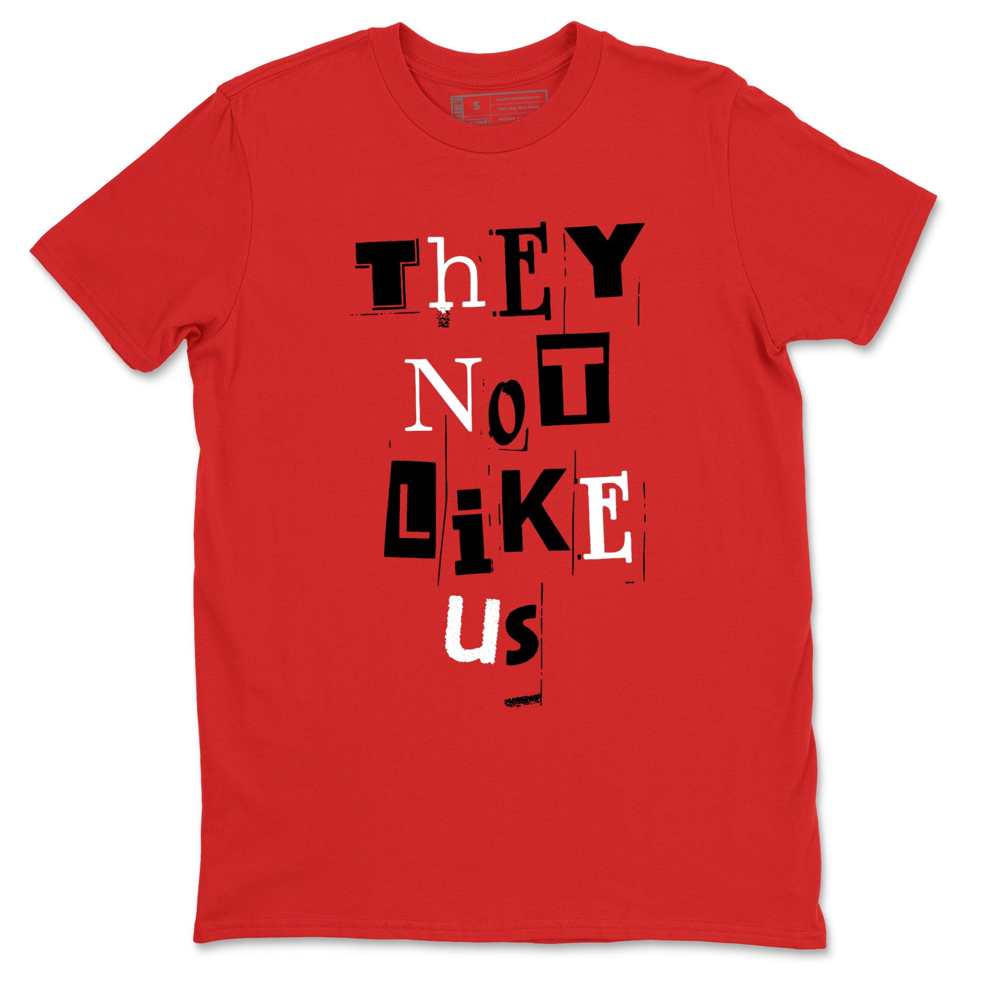 12s Flu Game shirts to match jordans Vintage They Not Like Us best t shirts to wear with jordans AJ12 Retro Flu Game match shoes to clothes SNRT Sneaker Tees unisex cotton Red 2 shirts