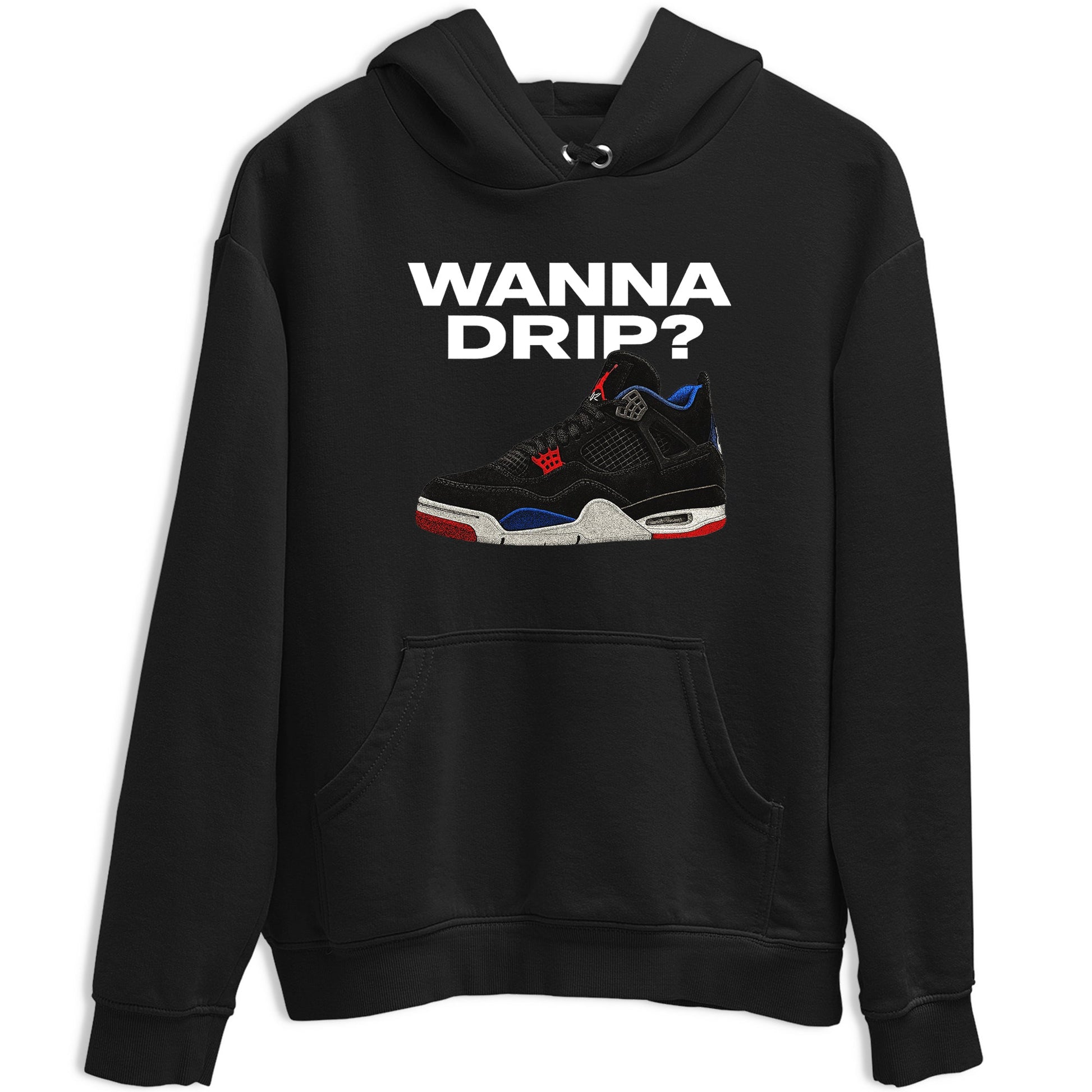 Sneaker match tees – Sneaker Tees To Match Jordan 4 Retro Rare Air Shoes – Wanna Drip Tee Black 2
