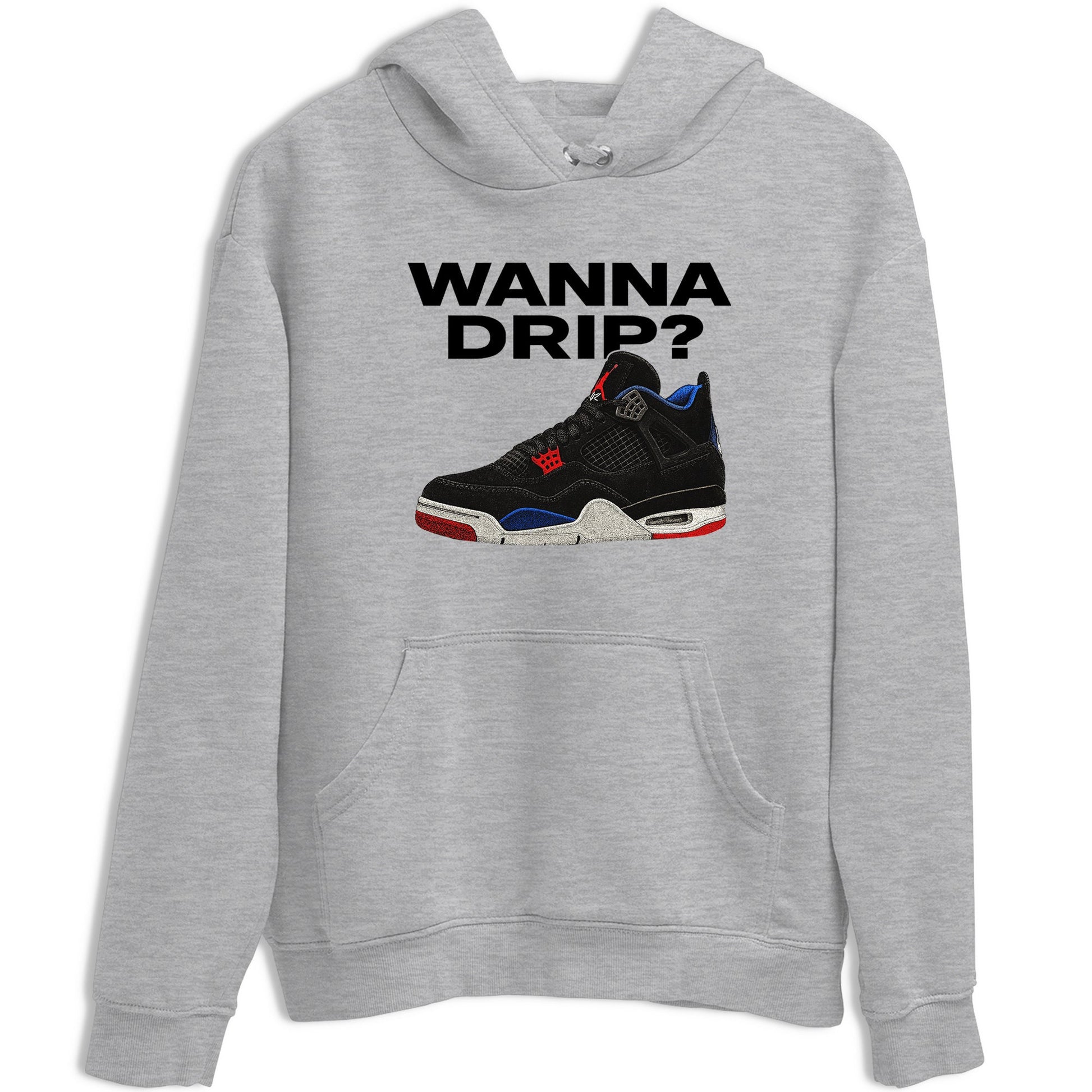Sneaker match tees – Sneaker Tees To Match Jordan 4 Retro Rare Air Shoes – Wanna Drip Tee Heather Grey 2