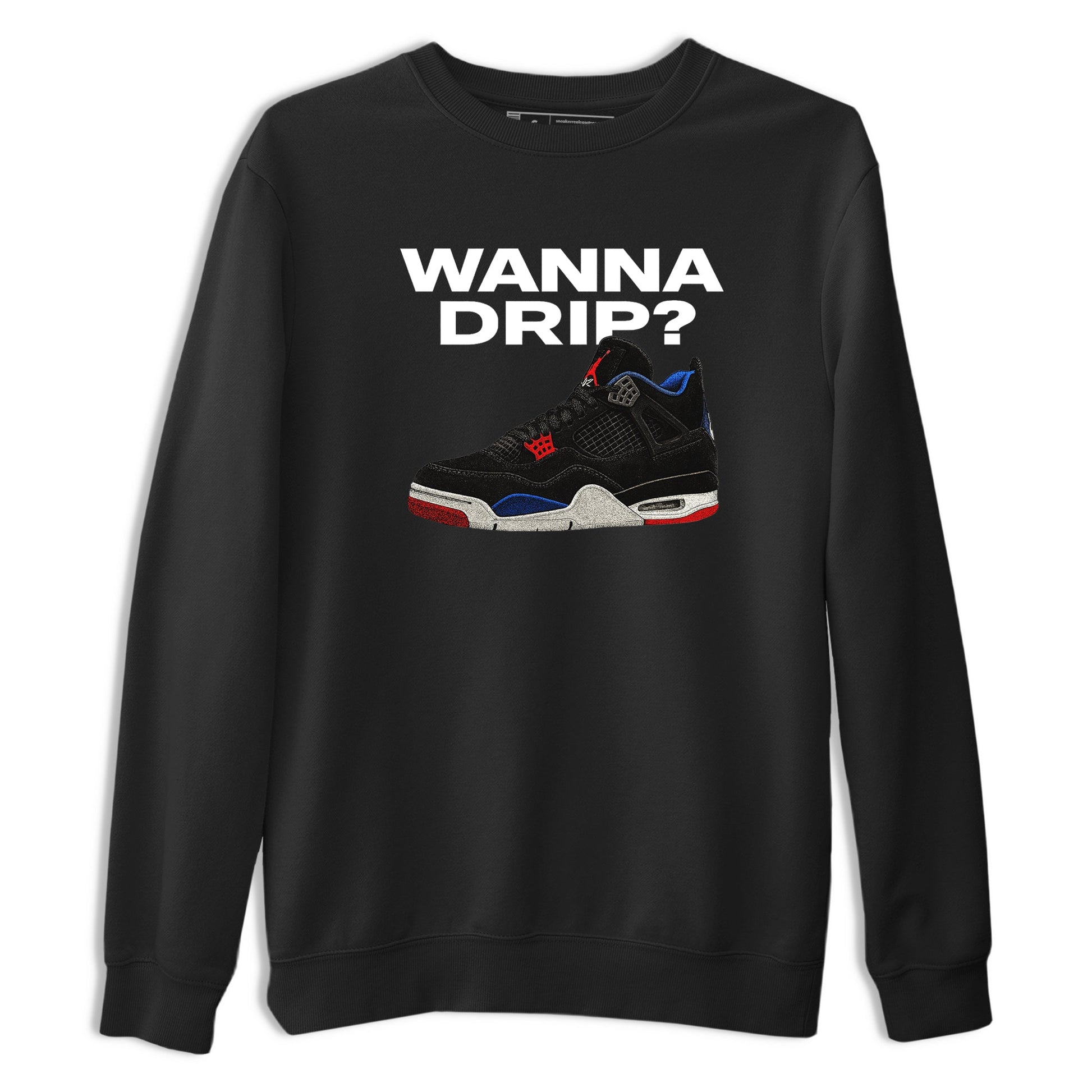 Sneaker match tees – Sneaker Tees To Match Jordan 4 Retro Rare Air Shoes – Wanna Drip Tee Black 2