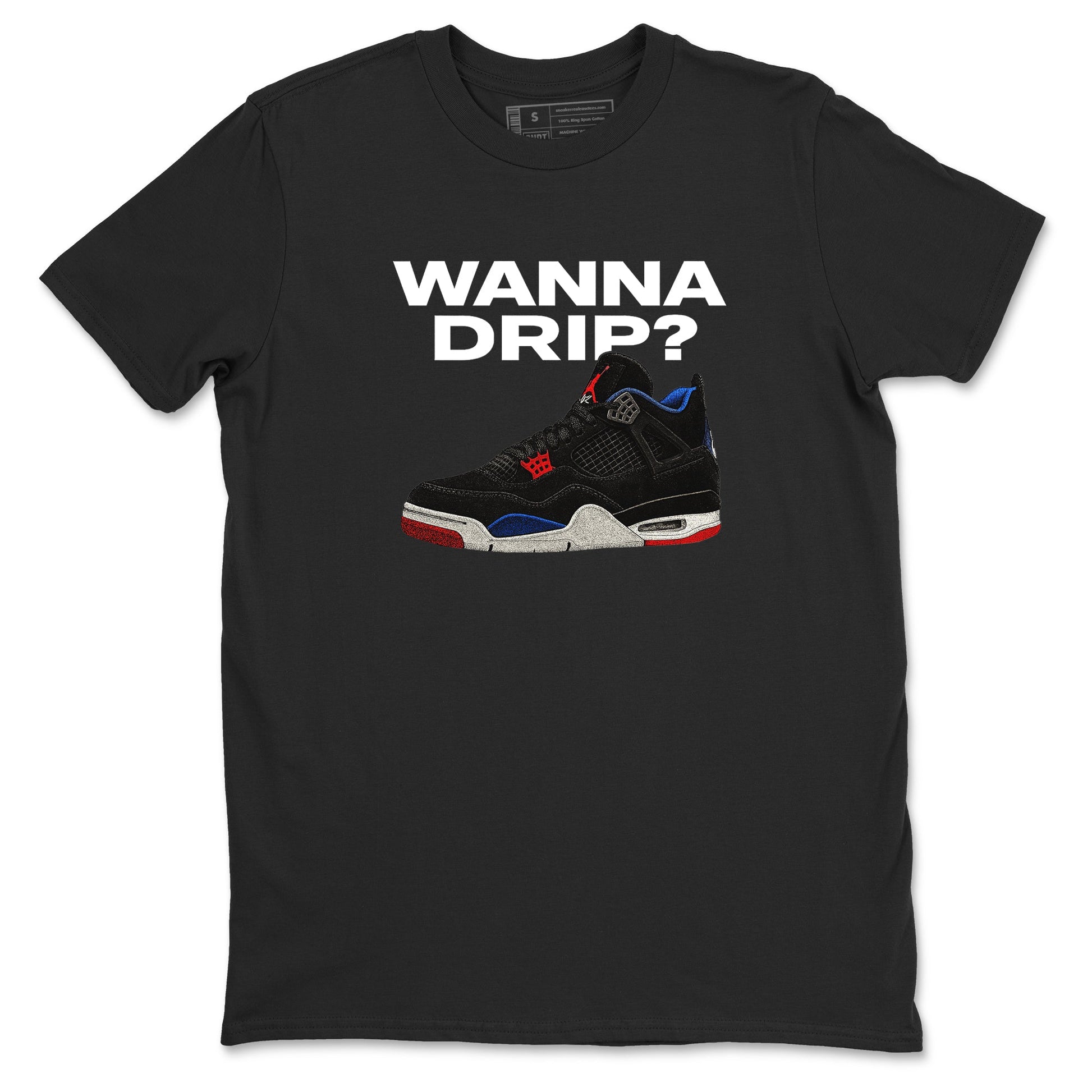 Sneaker match tees – Sneaker Tees To Match Jordan 4 Retro Rare Air Shoes – Wanna Drip Tee Black 2