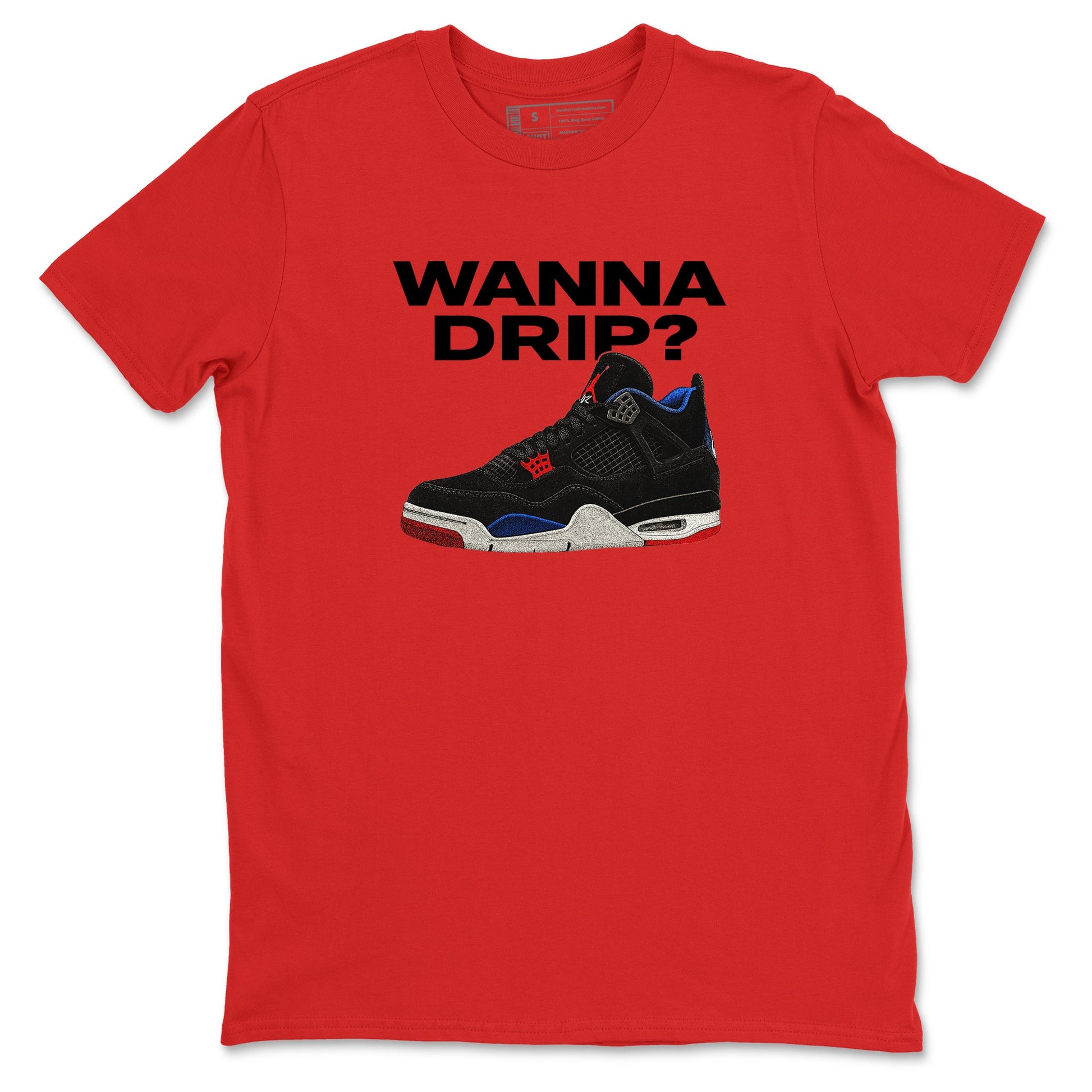 Sneaker match tees – Sneaker Tees To Match Jordan 4 Retro Rare Air Shoes – Wanna Drip Tee Red 2