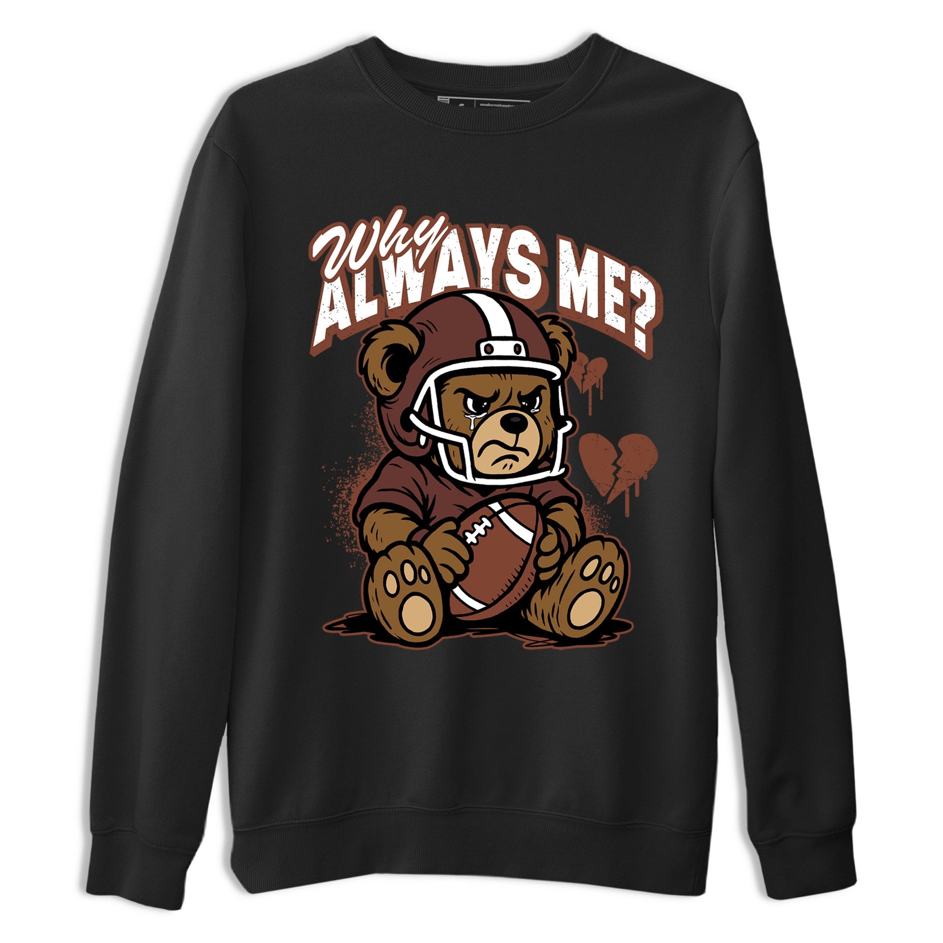 Sneaker match tees – Sneaker Tees To Match Dunk Low Football Shoes – Why Always Me Tee Black 2