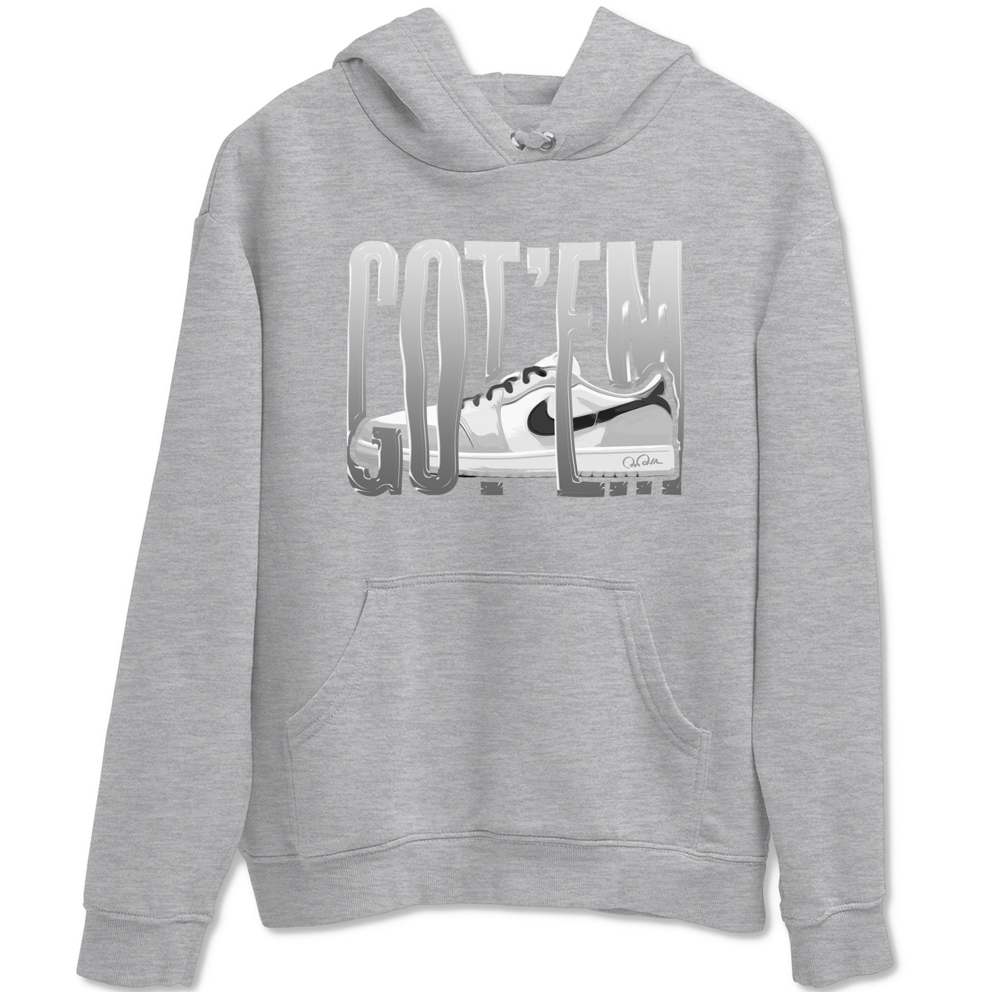 1s Wolf Grey shirts to match jordans Wiggling Gotem sneaker match tees Air Jordan 1 Wolf Grey SNRT Sneaker Tees streetwear brand Heather Grey 2 unisex cotton tee
