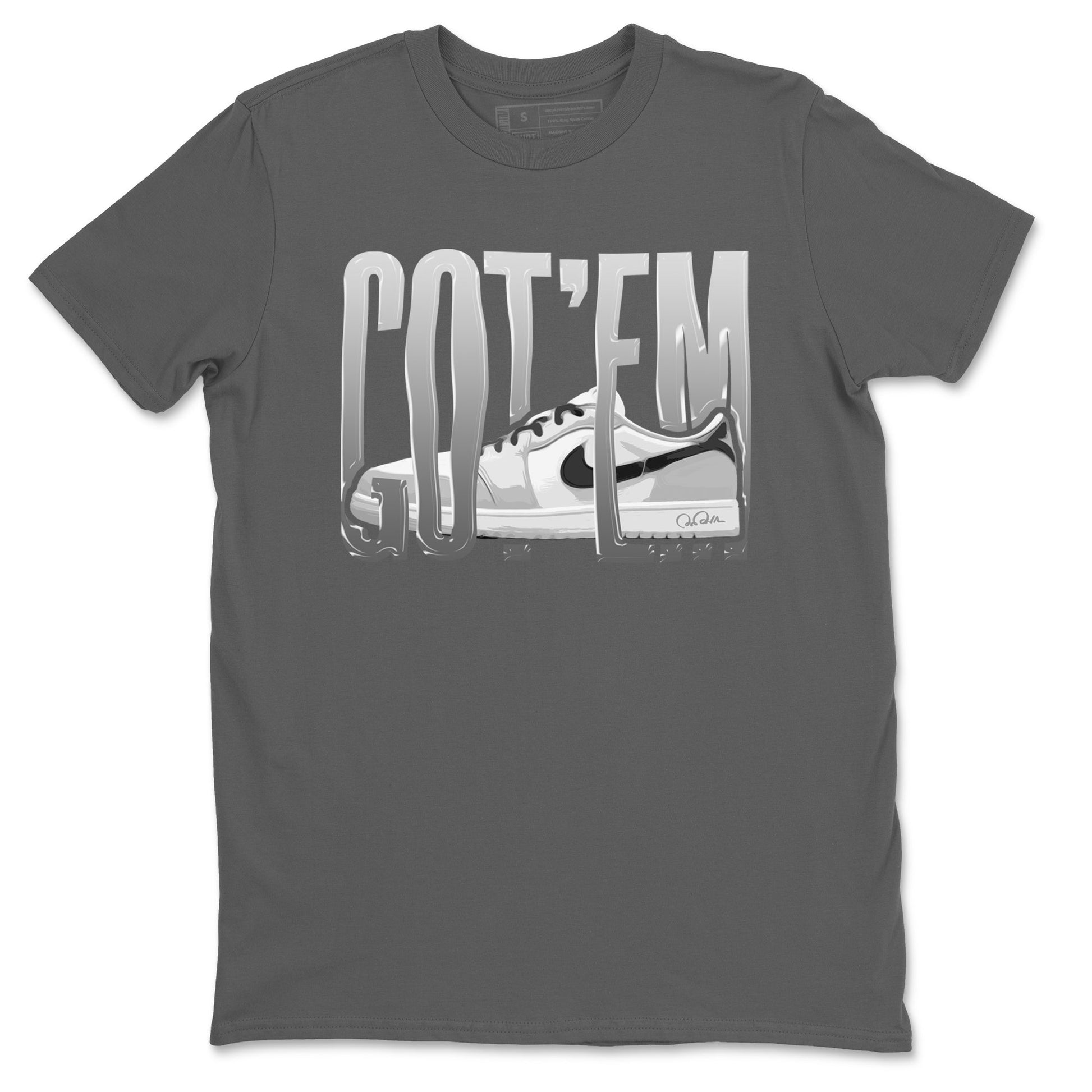 1s Wolf Grey shirts to match jordans Wiggling Gotem sneaker match tees Air Jordan 1 Wolf Grey SNRT Sneaker Tees streetwear brand Cool Grey 2 unisex cotton tee