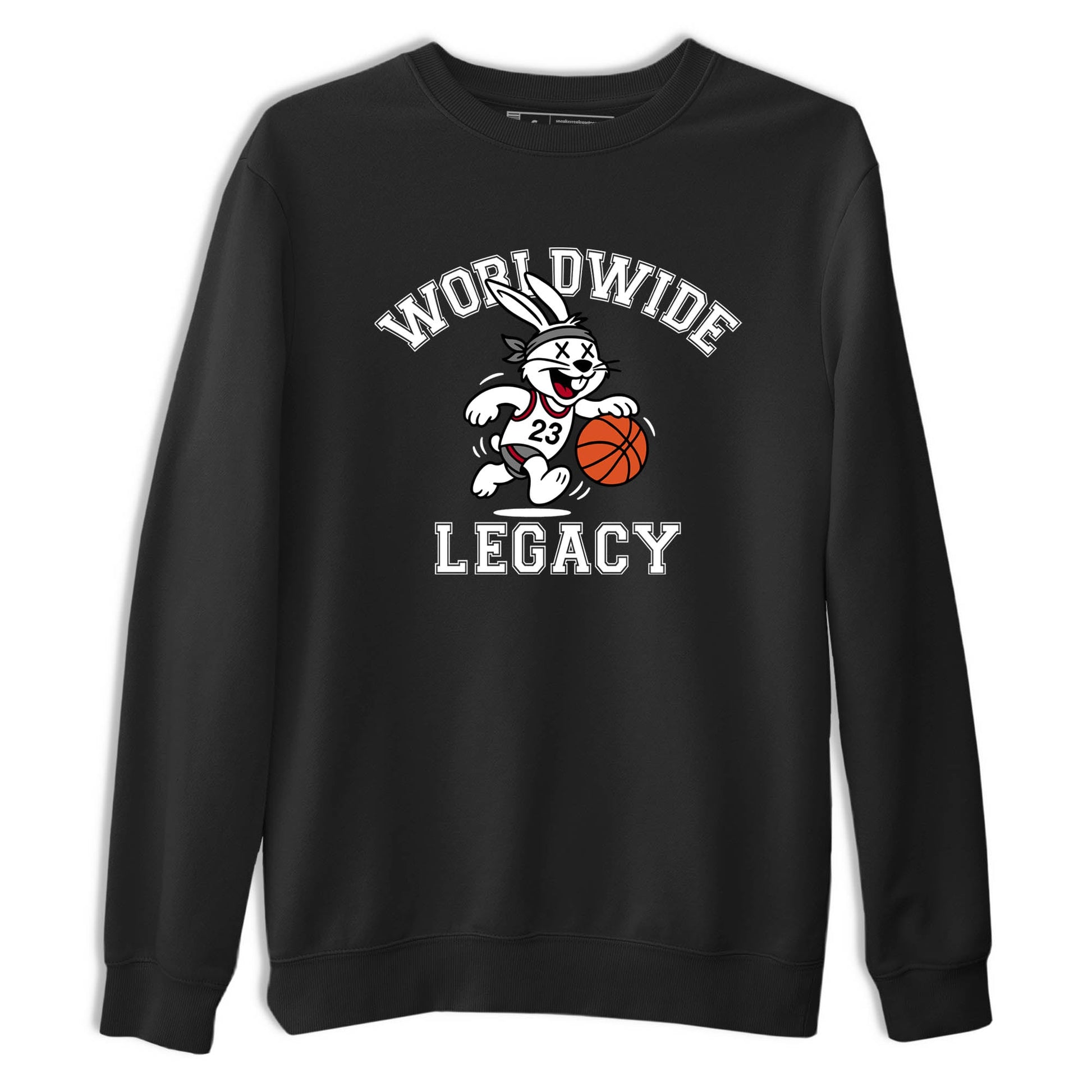 Sneaker Threads – Sneaker Tees To Match Air Jordan 8 Bunny – Worldwide Legacy Graphic Tee Black 2. Perfect for Jordan releases 2025 colorways.