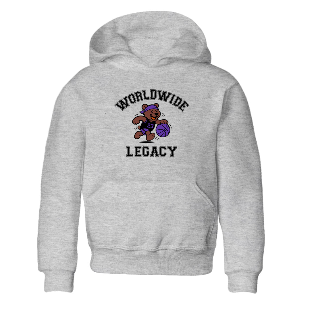 Sneaker Threads – Sneaker Tees To Match Dunk Low Persian Violet – Worldwide Legacy Youth Graphic Tee Heather Grey 2. Perfect for Jordan releases 2025 colorways.