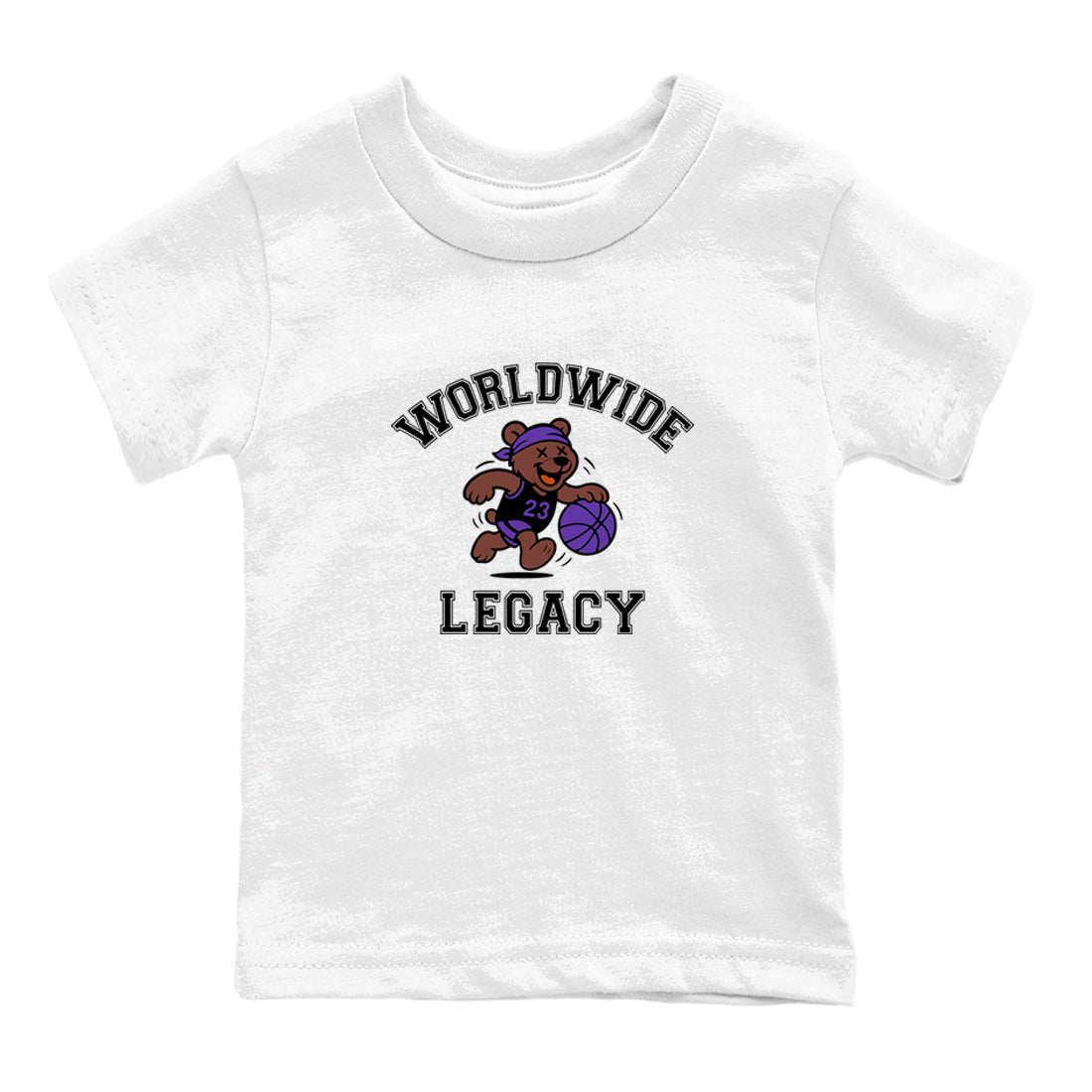 Sneaker Threads – Sneaker Tees To Match Dunk Low Persian Violet – Worldwide Legacy Youth Graphic Tee White 2. Perfect for Jordan releases 2025 colorways.
